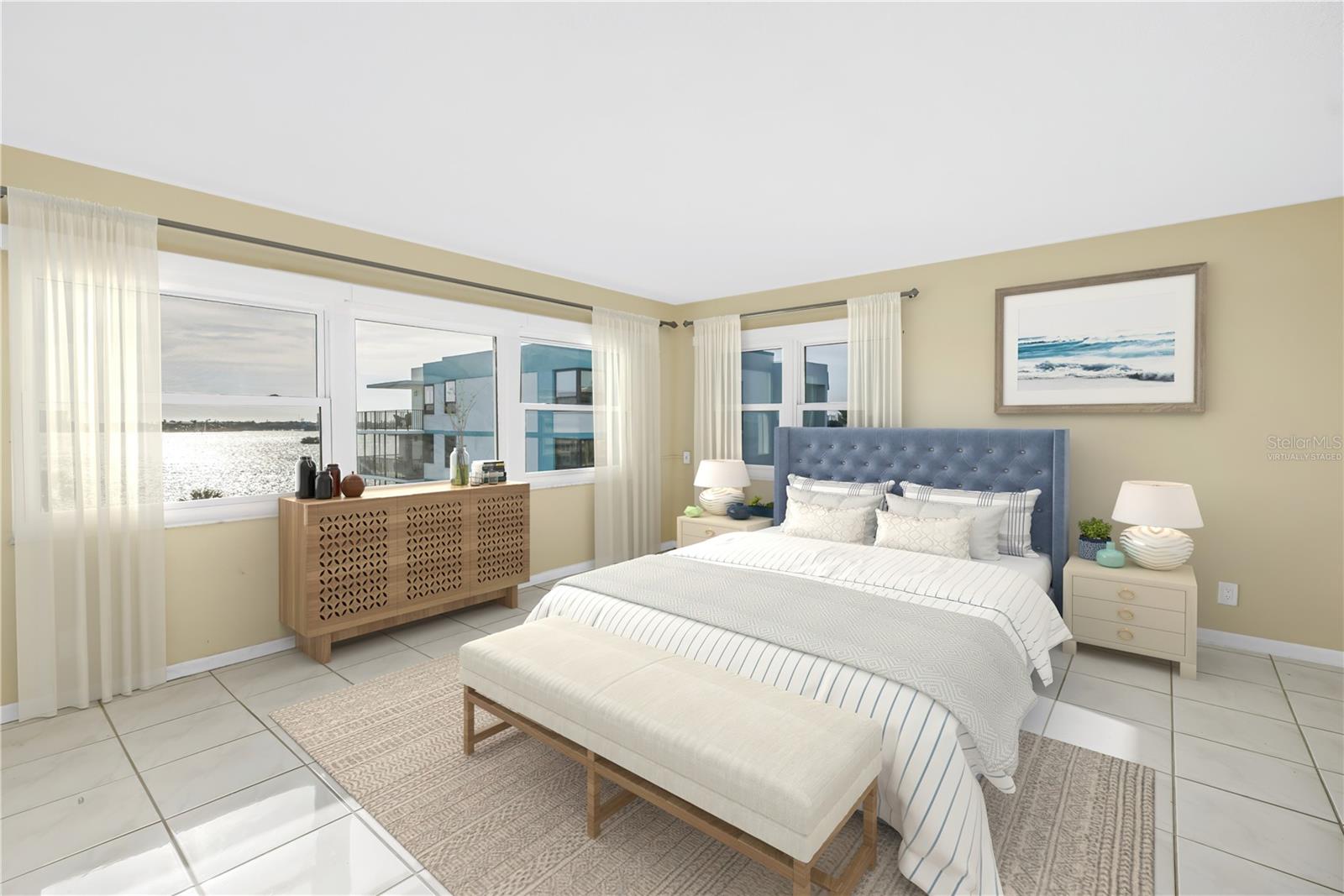 This photo is virtually staged