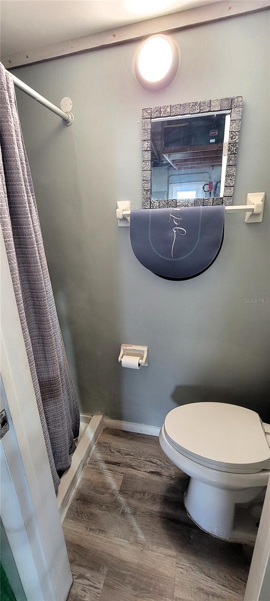 Garage Bathroom - Toilet & Shower