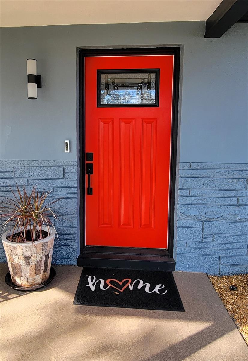 Front Door - Stained Glass Window