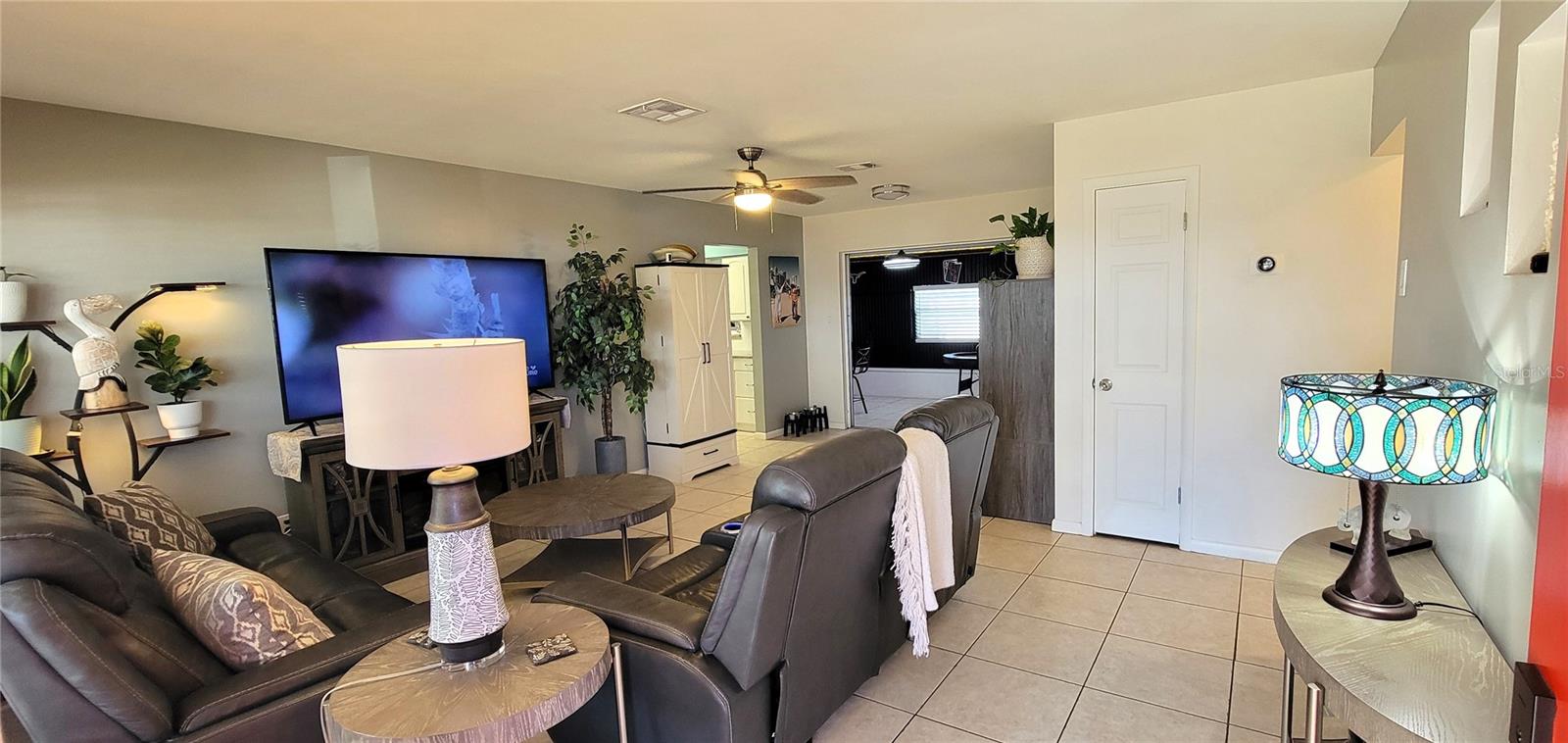 Front Door Entry View - Living Room