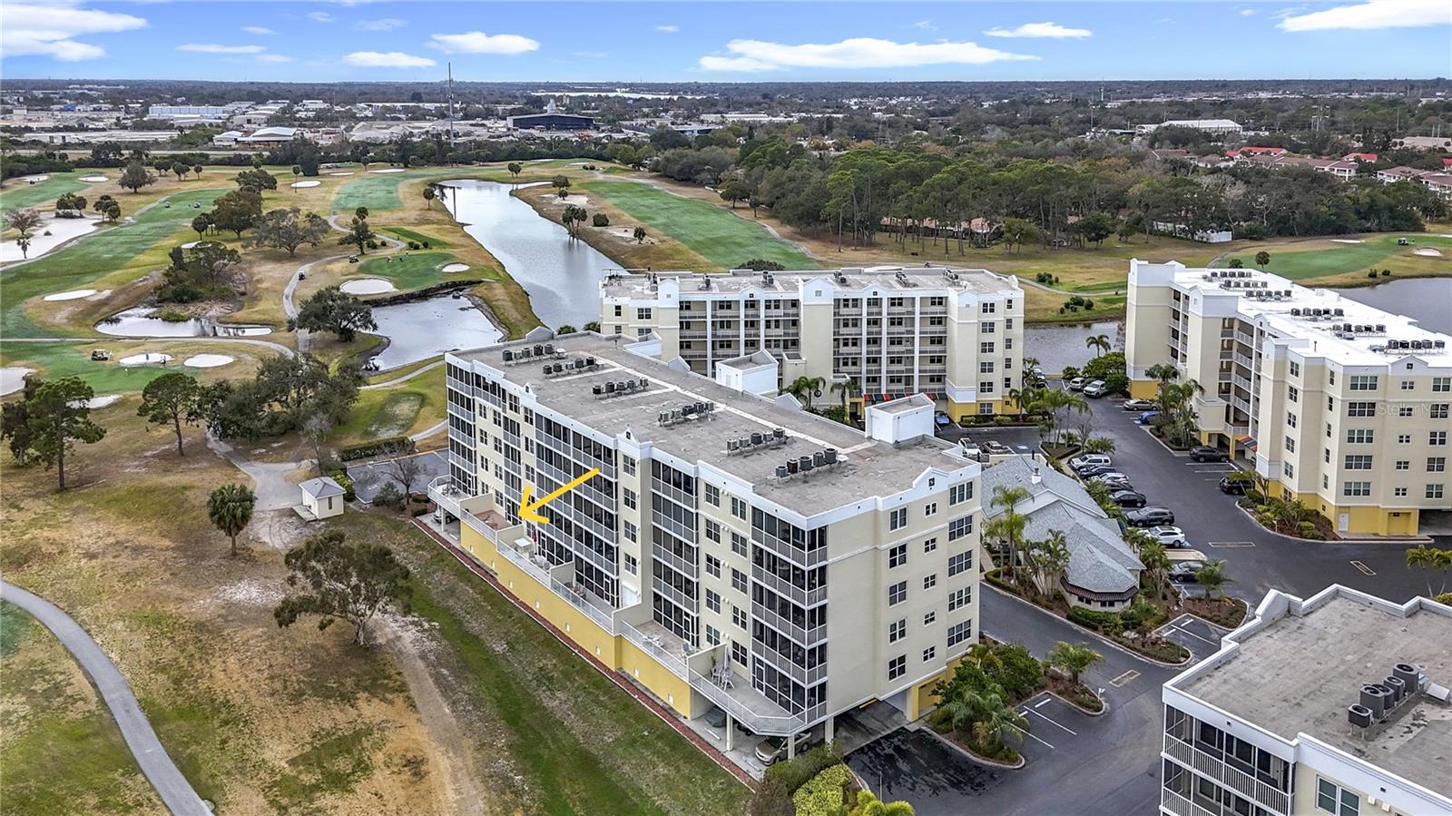 Country Club Condo at East Bay - Unit #3105's Private Open Patio