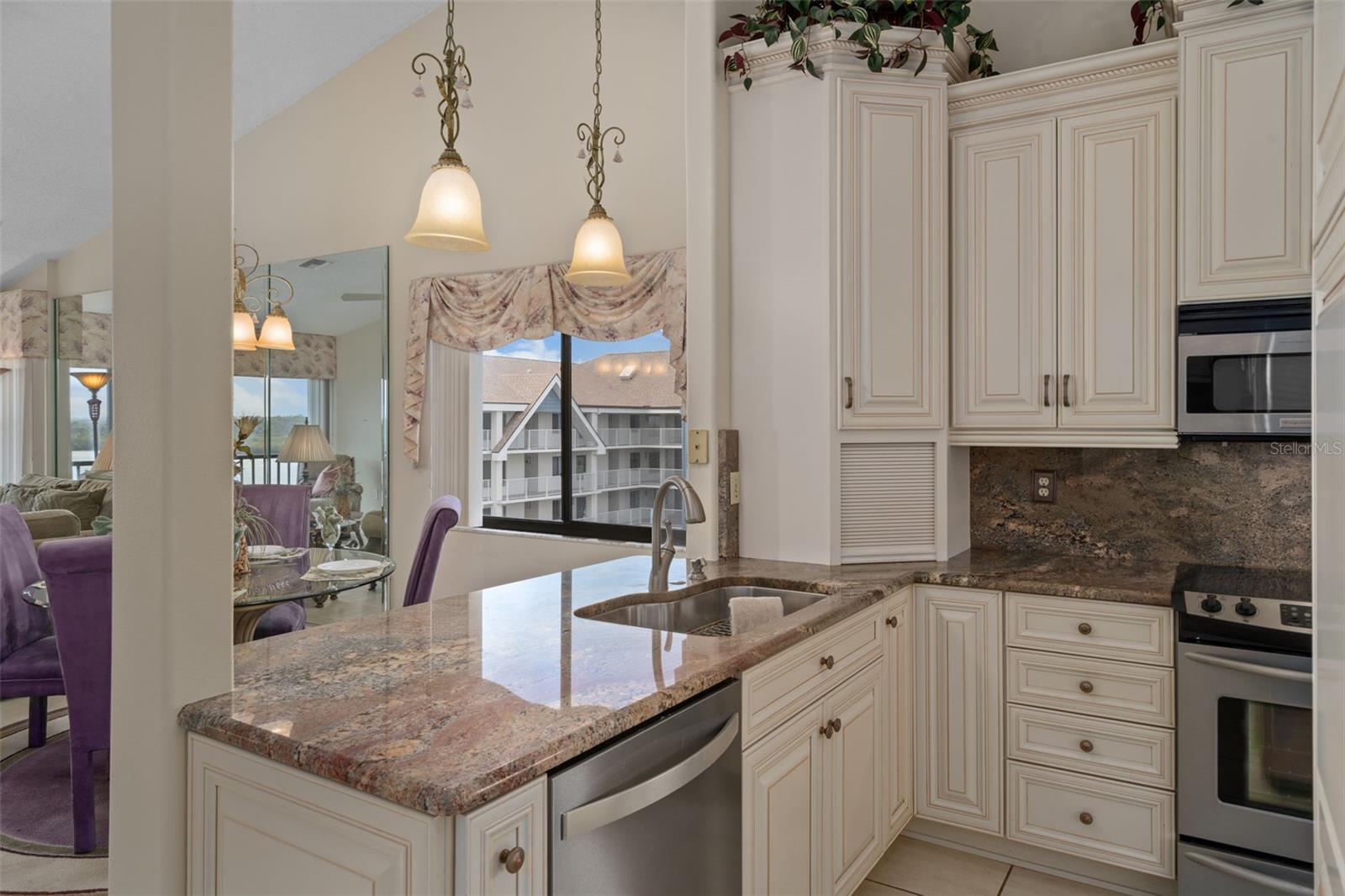 Gorgeous granite counter tops