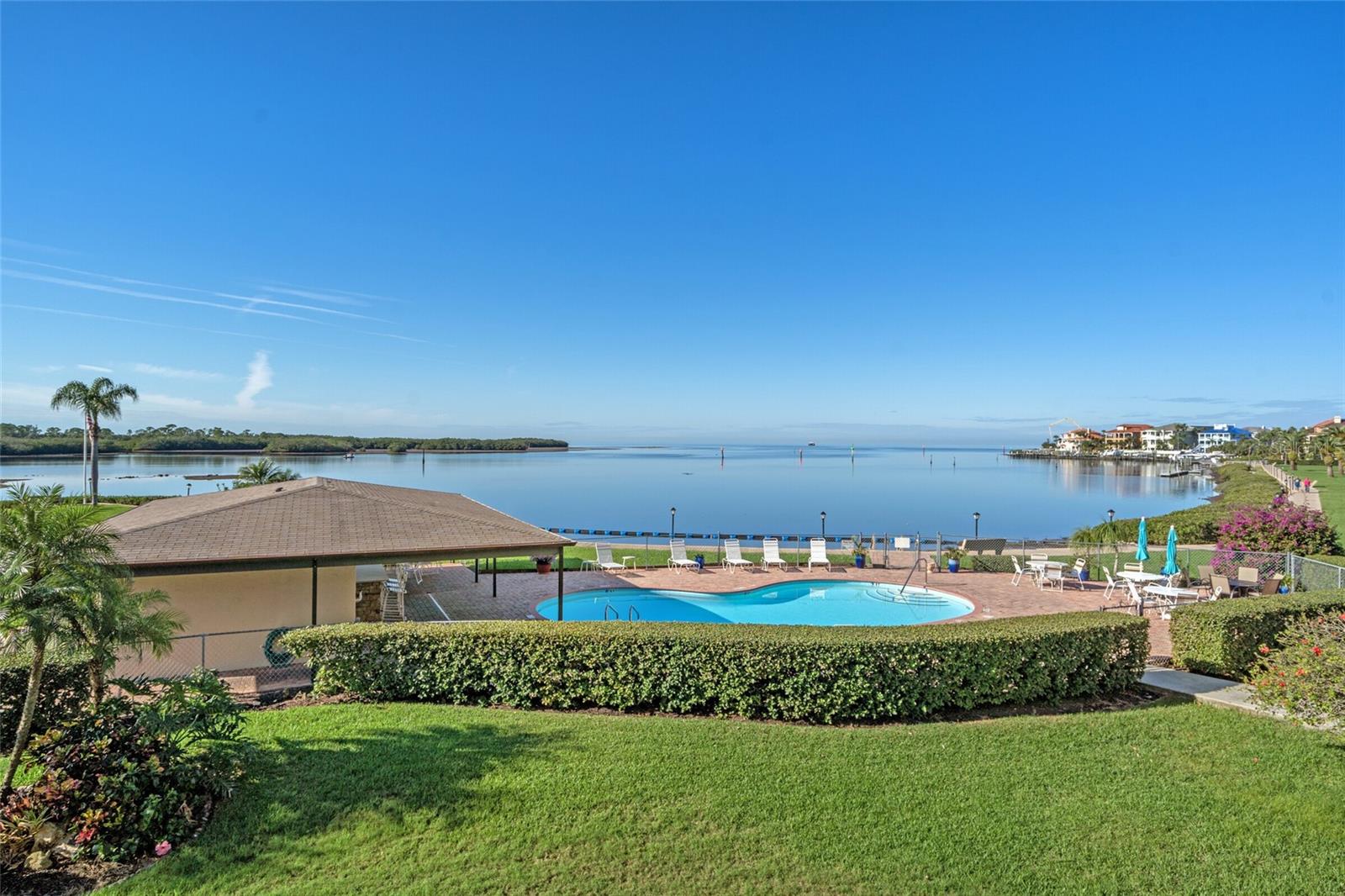 Pool overlooking the Gulf