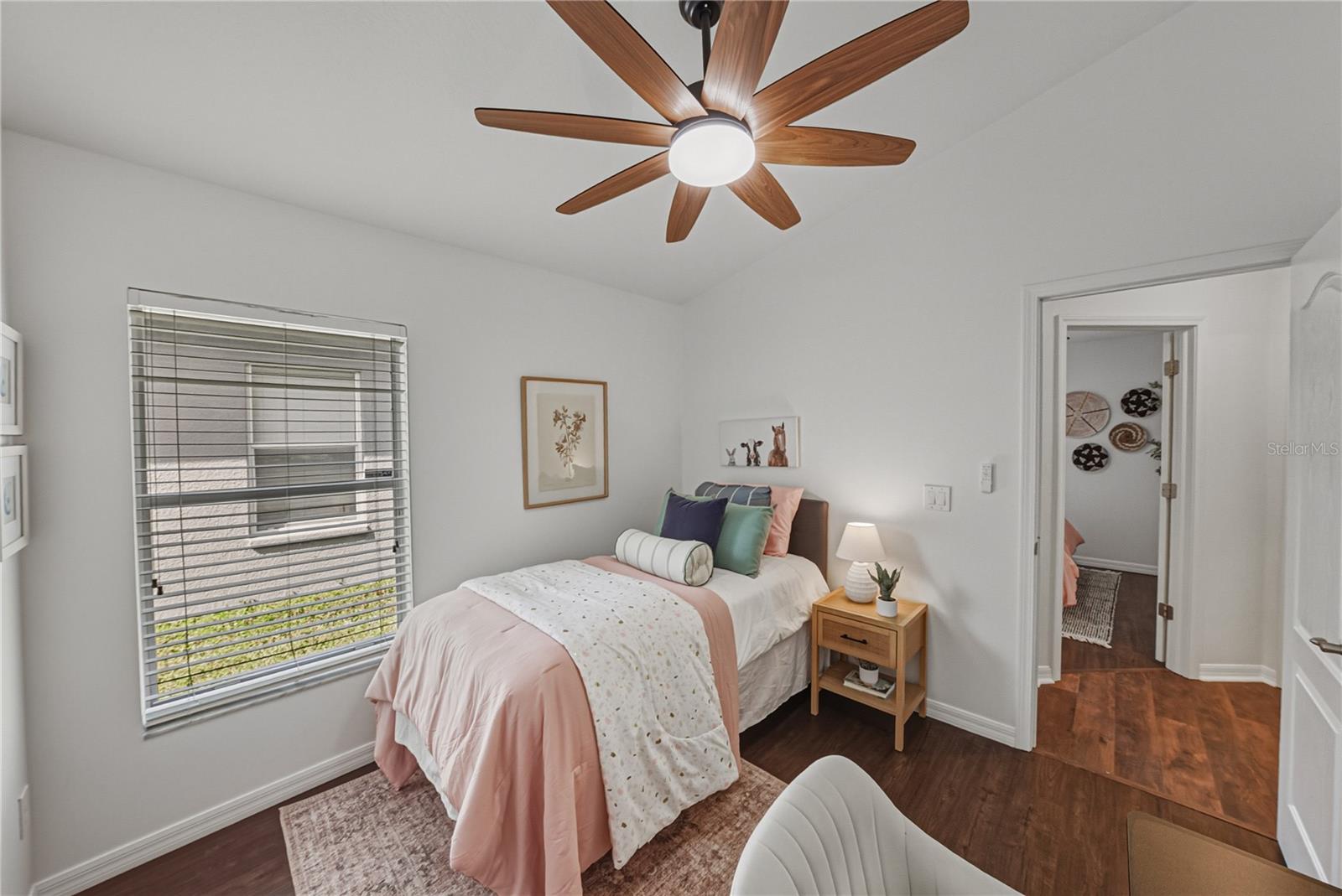 Third Bedroom with New Ceiling Fan