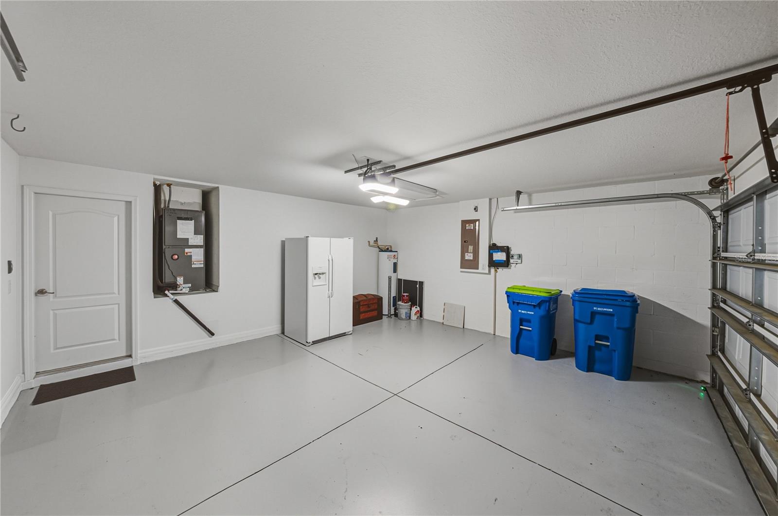 Oversized 2 Car Garage with Finished Floor