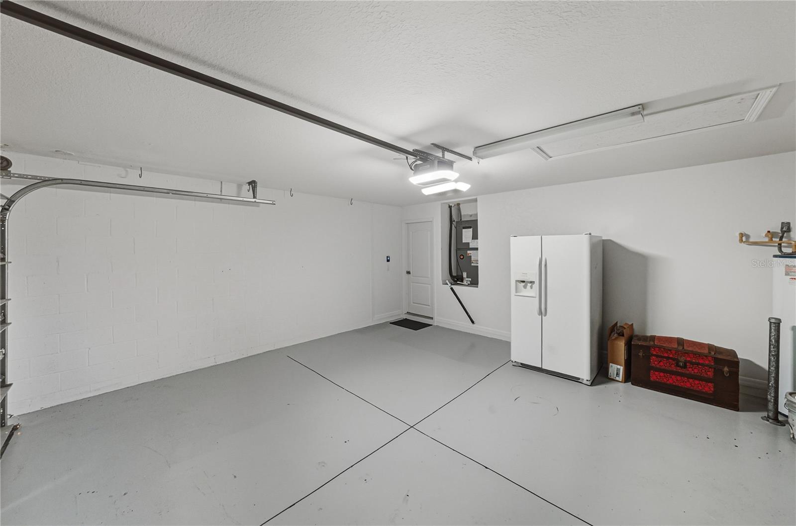 Oversized 2 Car Garage with Finished Floor