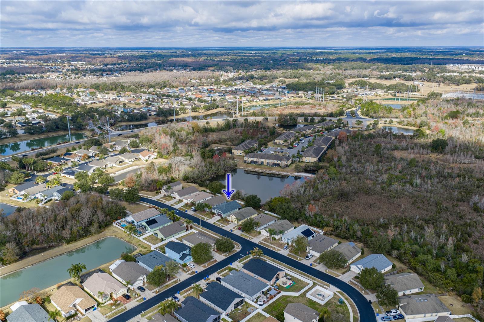 Homesite Location on Wooded Water Site