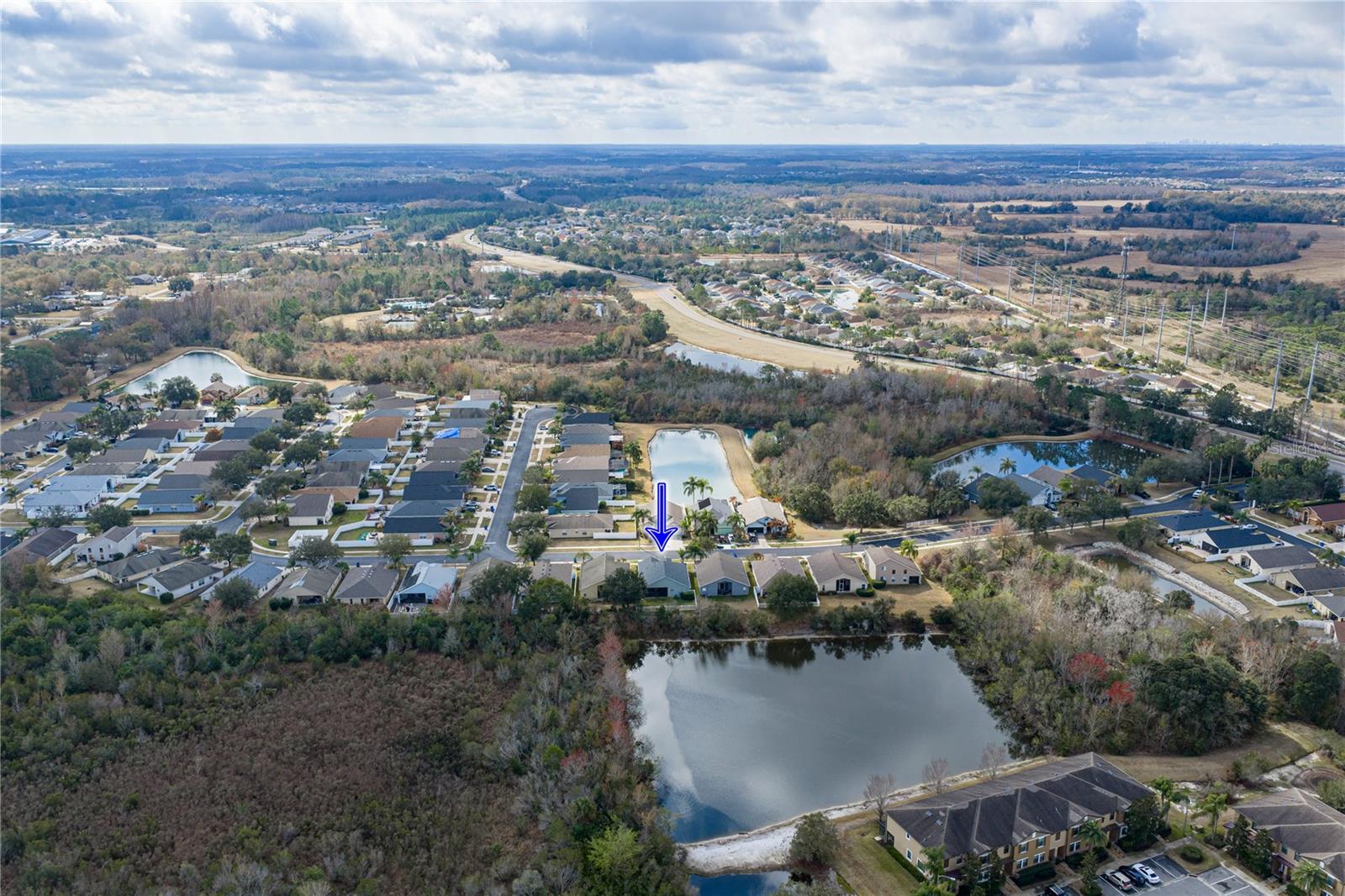 Homesite Location on Wooded Water Site