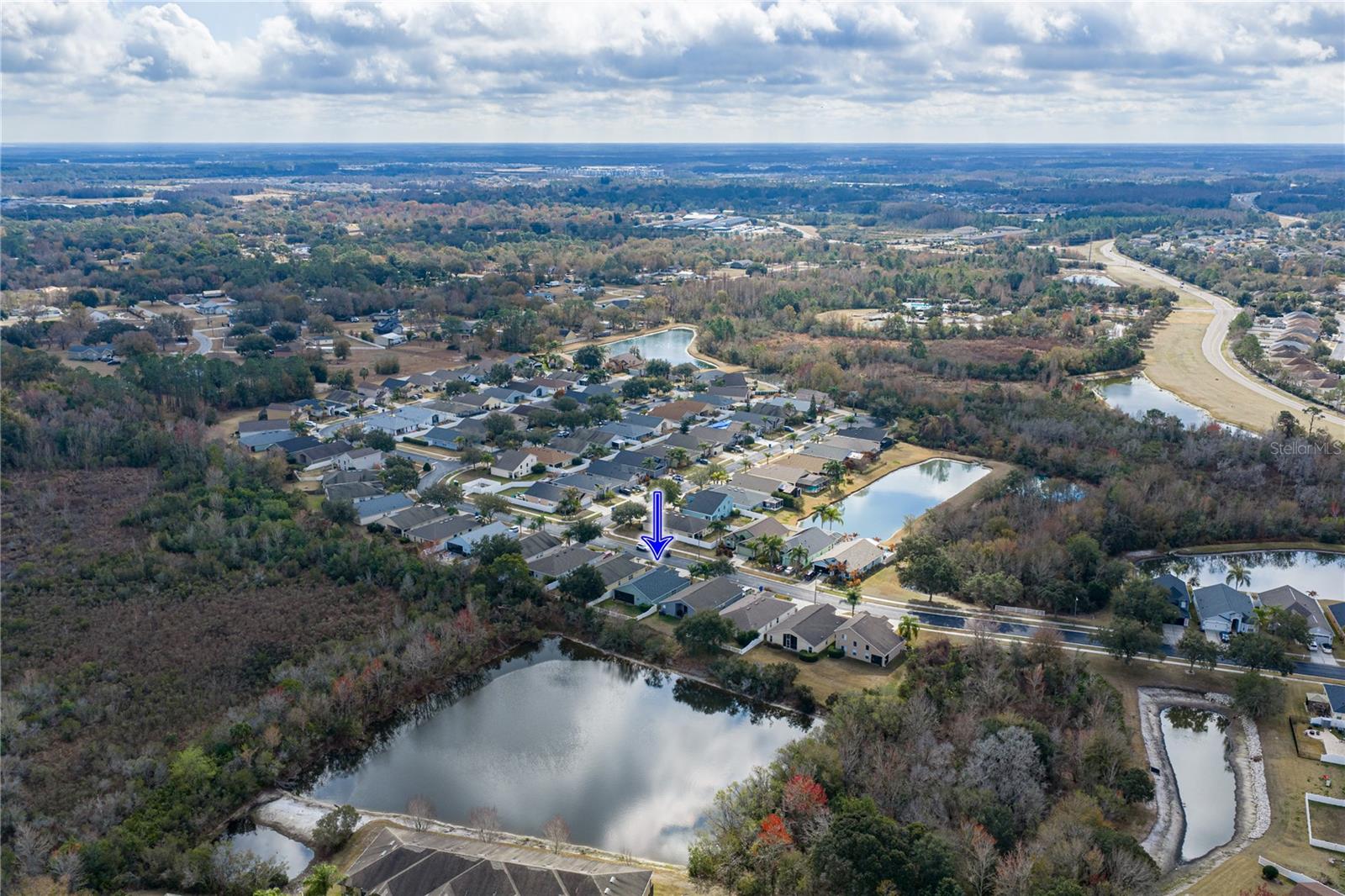 Homesite Location on Wooded Water Site