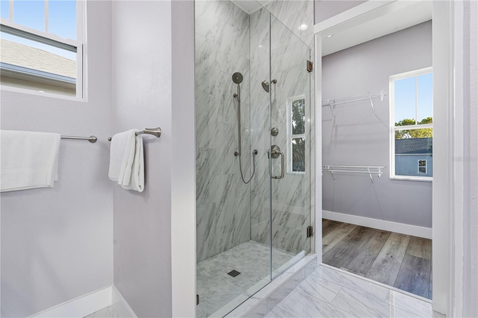 Ensuite Bathroom with Walk-In Closet