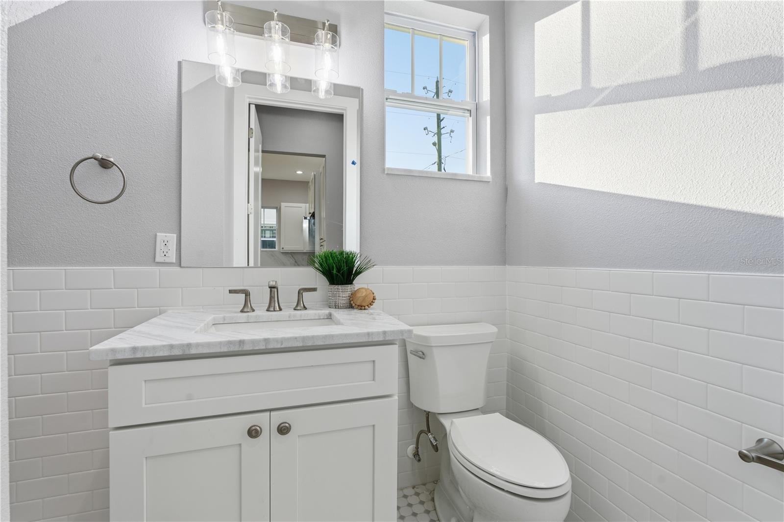 First Floor Half Bathroom For Guests