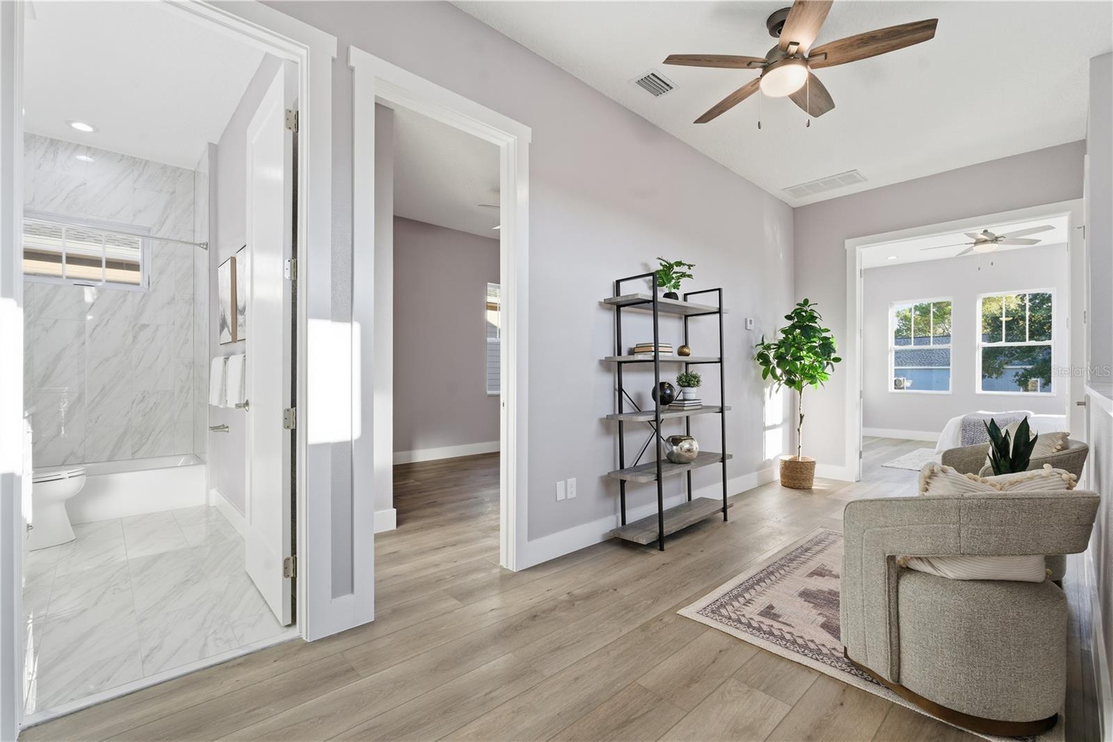 Second Story Loft Filled With Natural Light