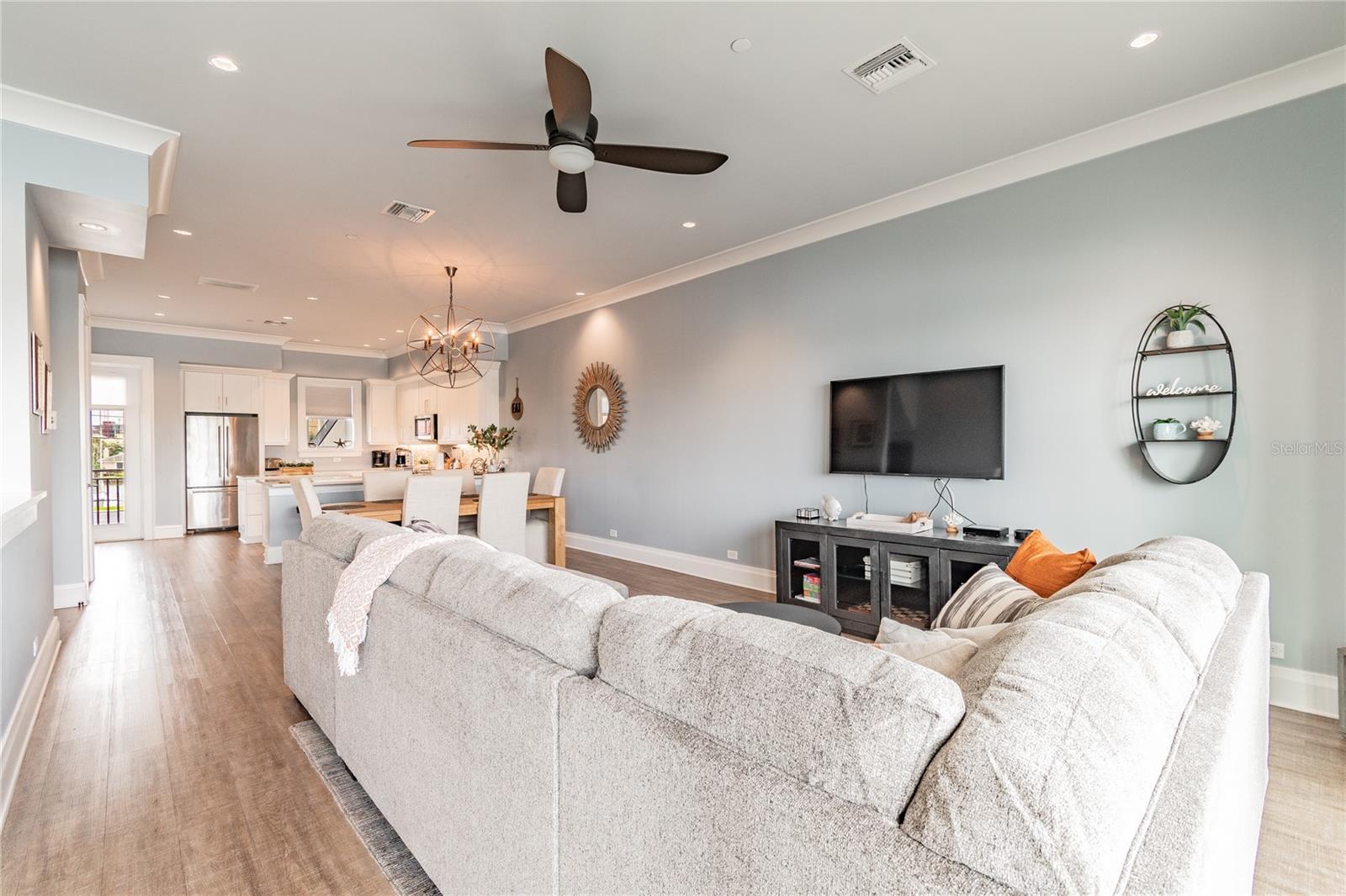 2nd Level: Main Living/Dining/Kitchen Area