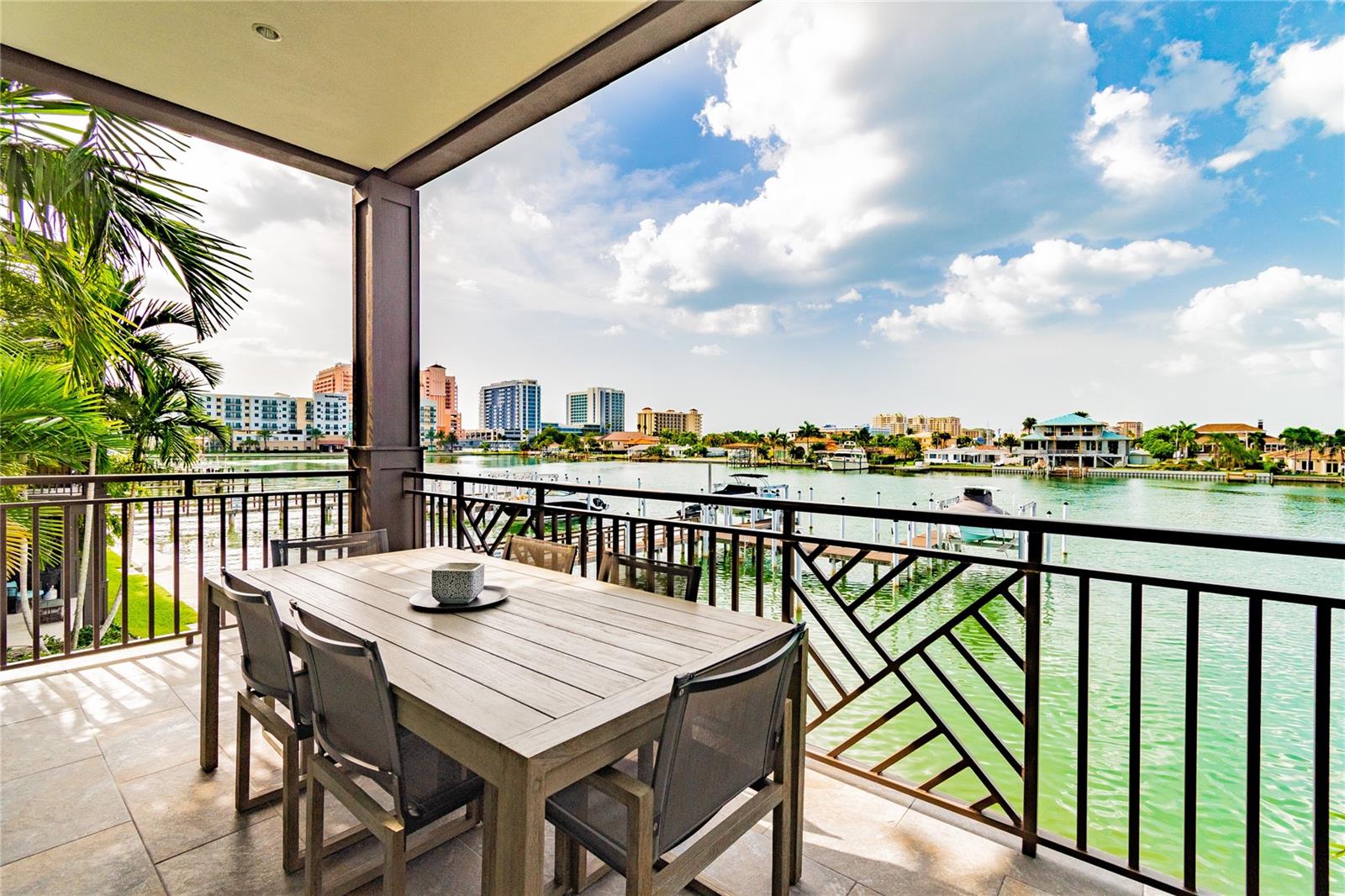 Large Balcony with outdoor Dining Area