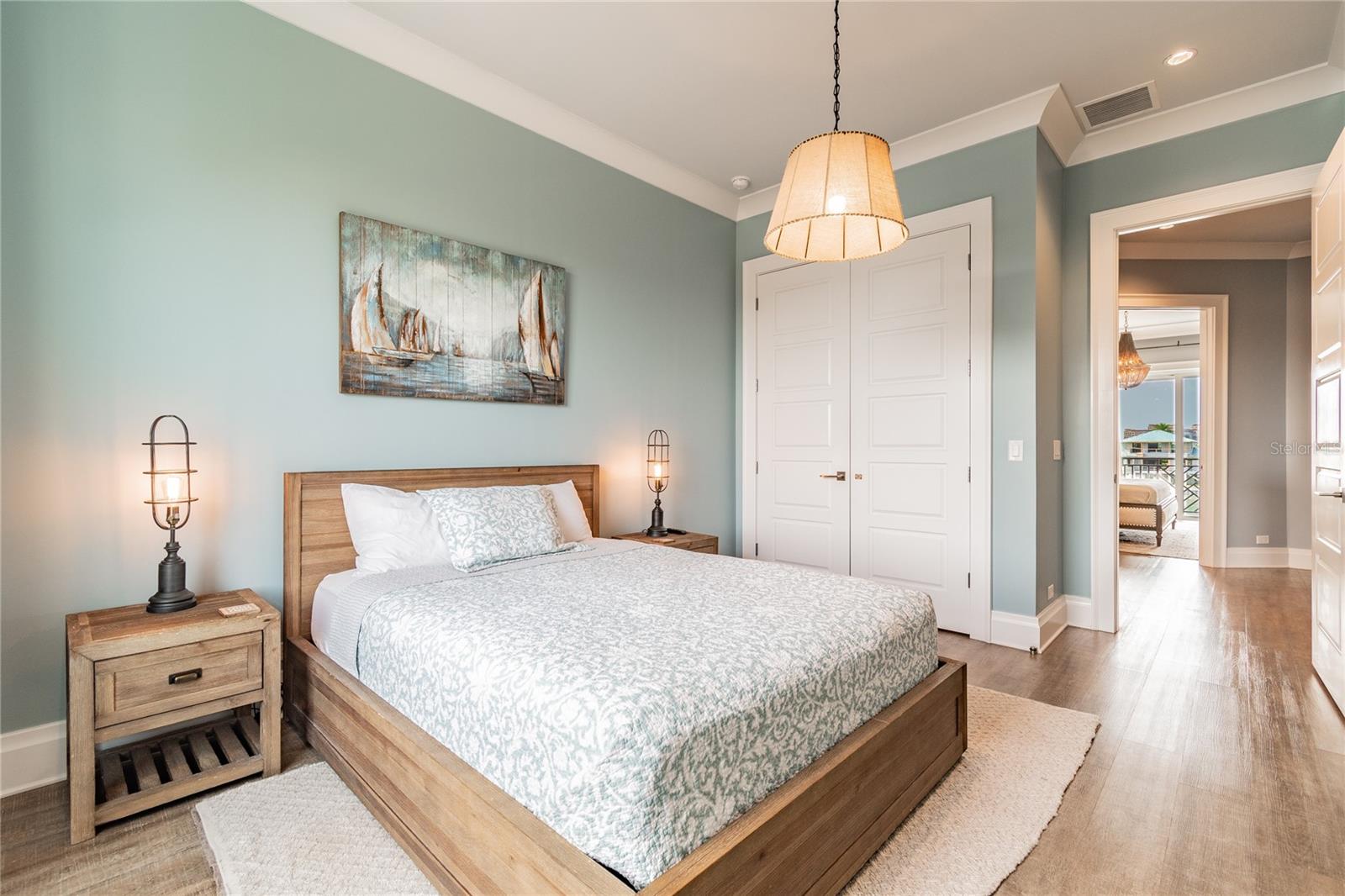 2nd Bedroom with King size Bed, Flat Screen TV and Custom Closet