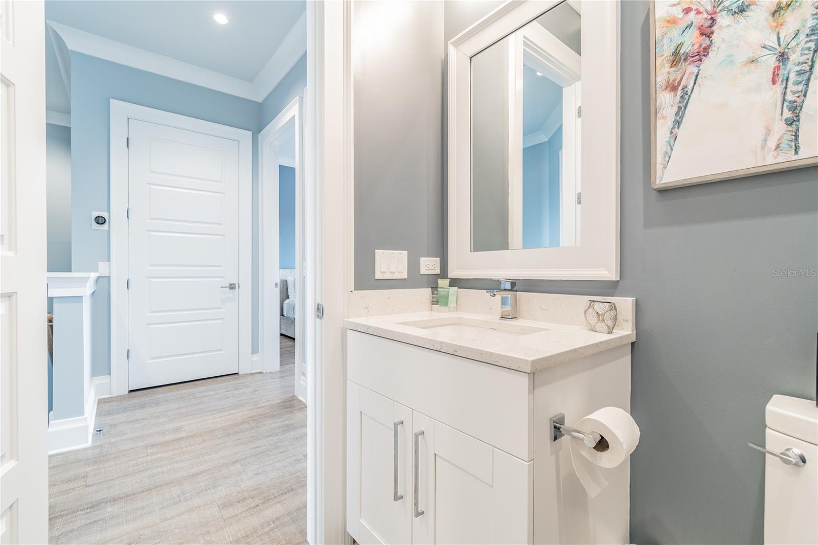 Guest Bath with Tub/ Shower Combo