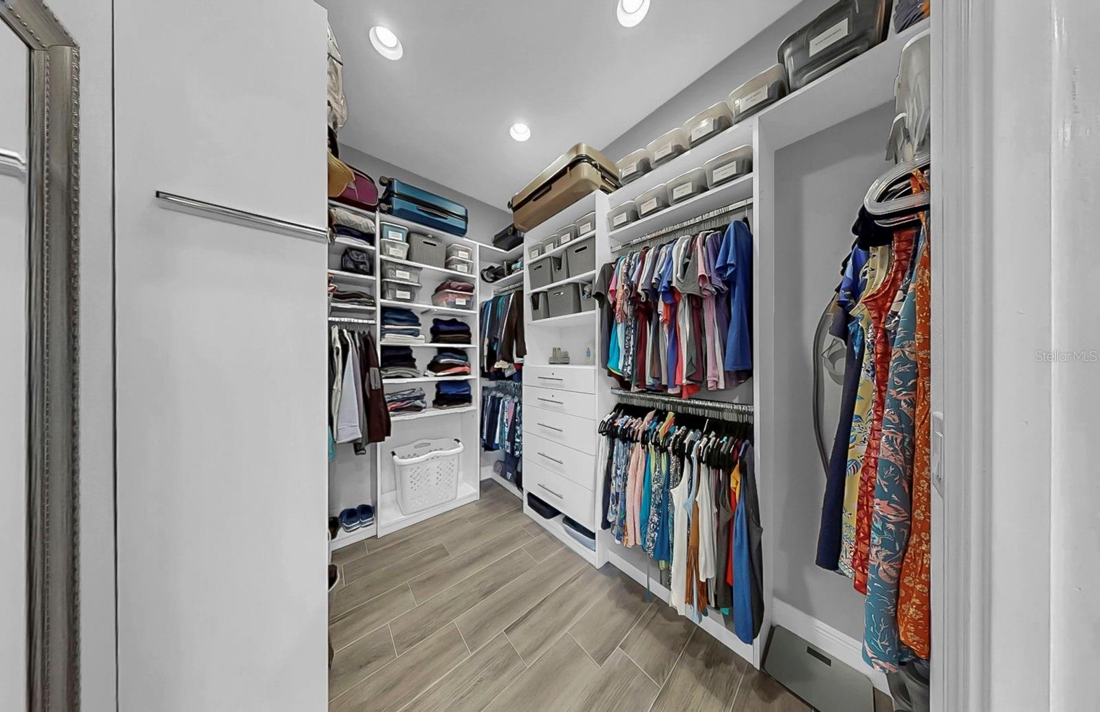Her Custom Walk-In Closet