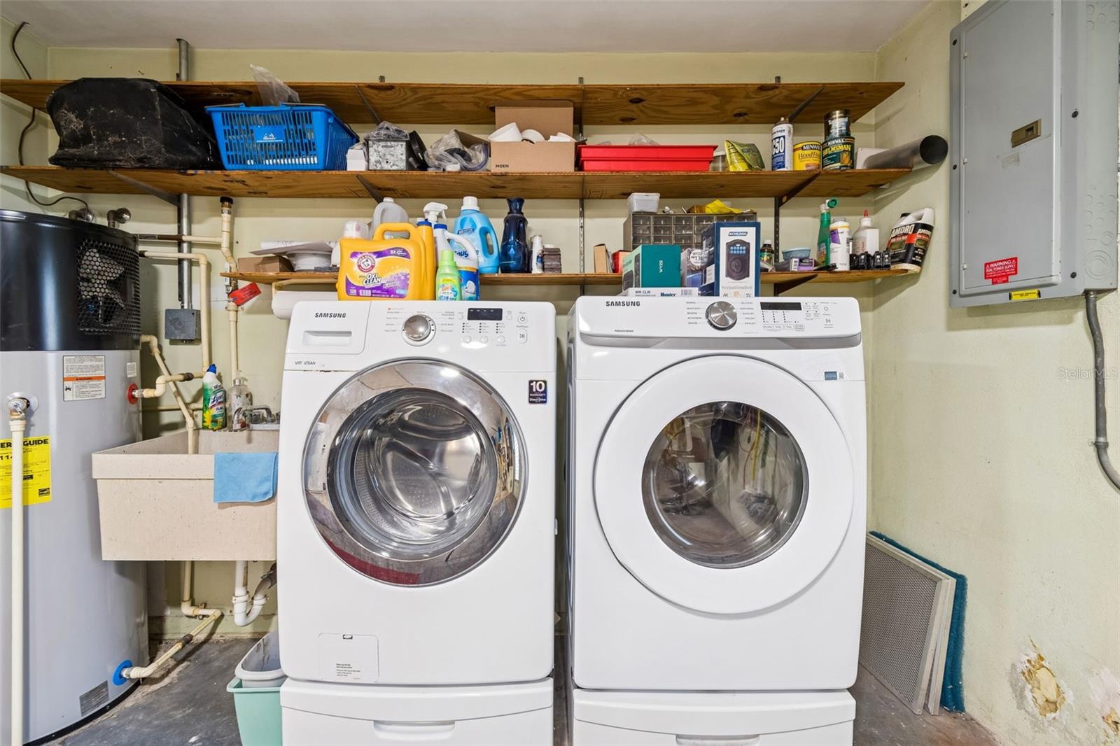 Laundry in Garage