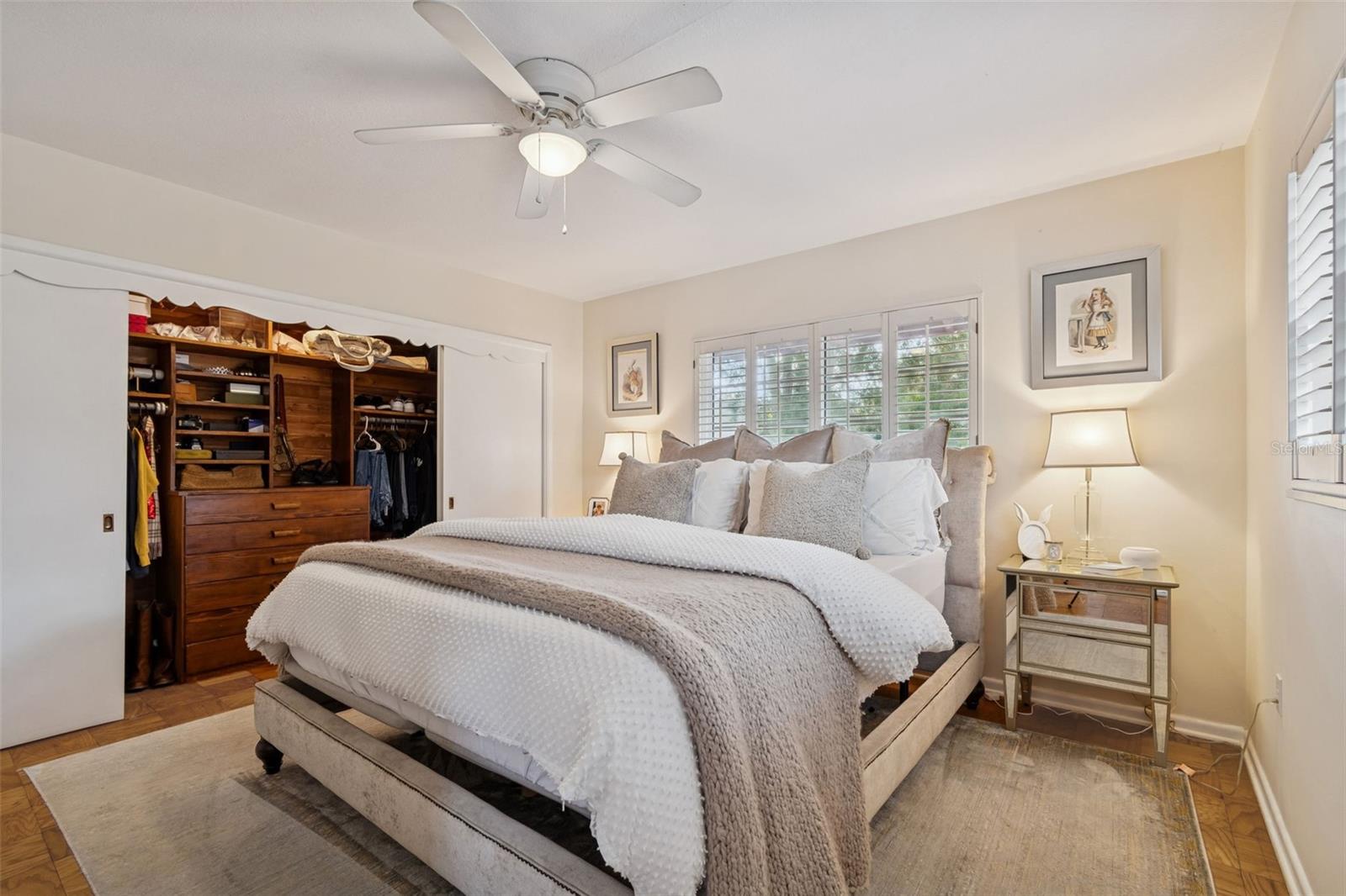 Primary Bedroom w/Built-in Wall Closet