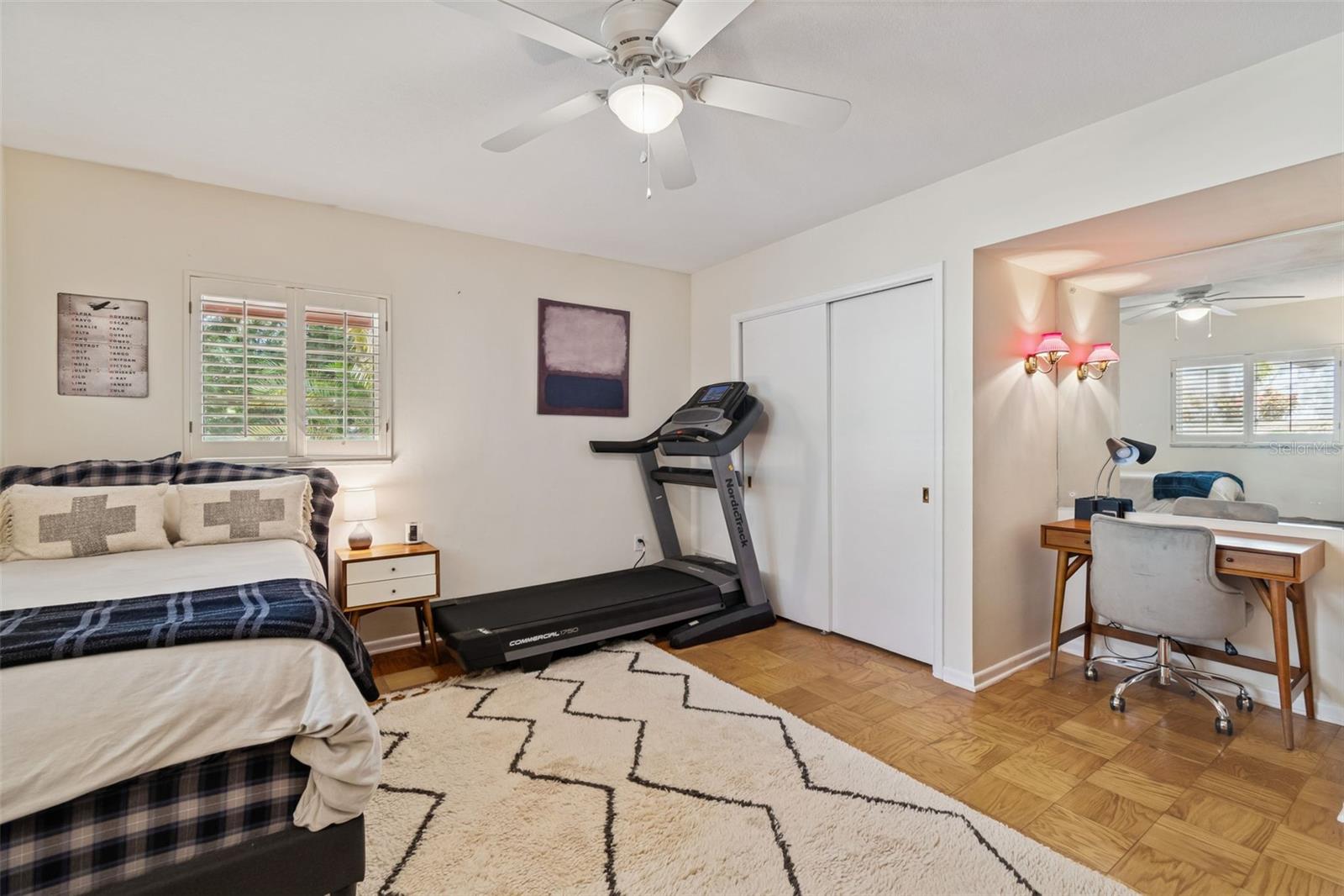 Bedroom #3 w/Parquet Flooring