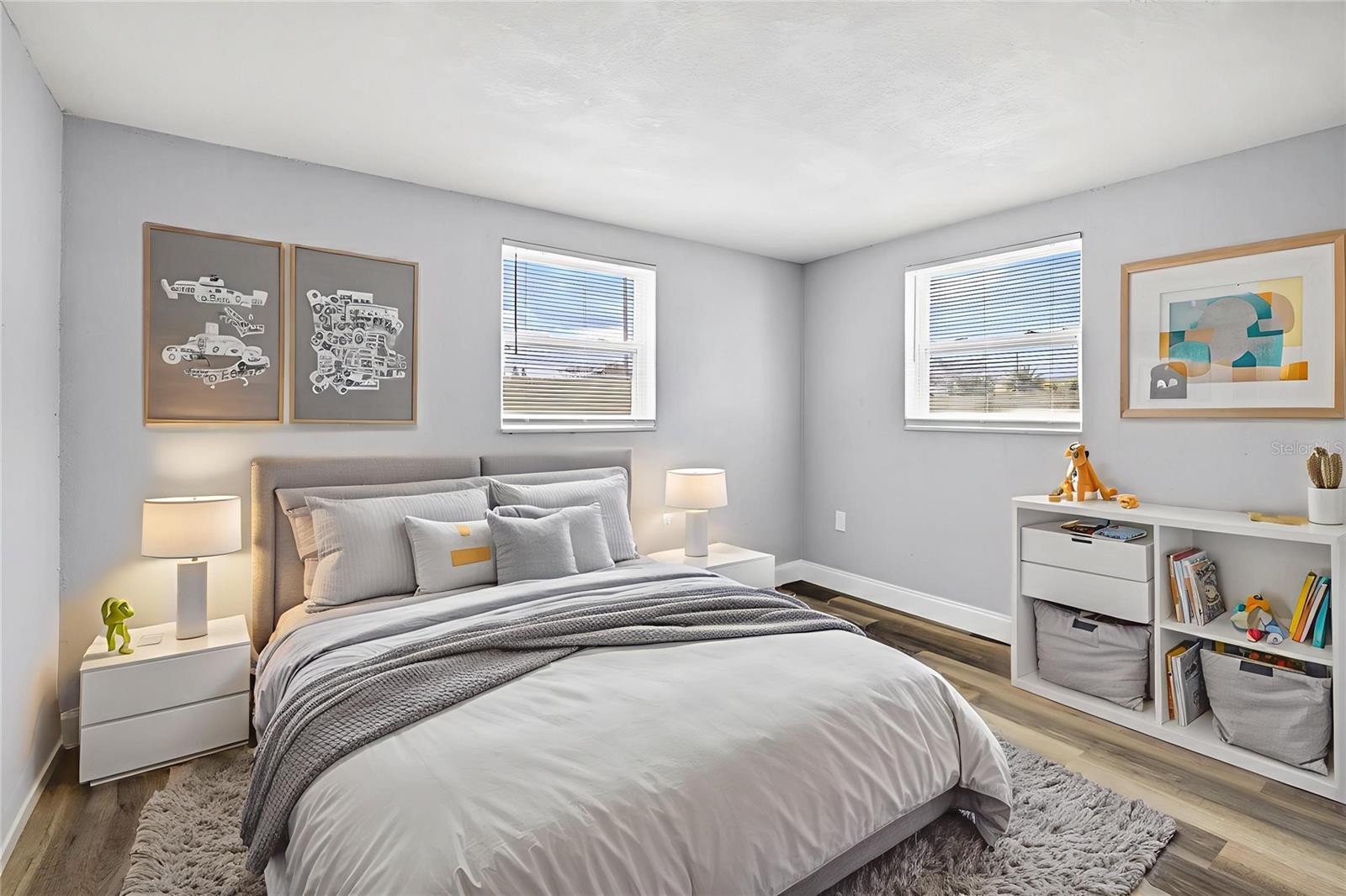 BEDROOM #2 FACING BACK YARD