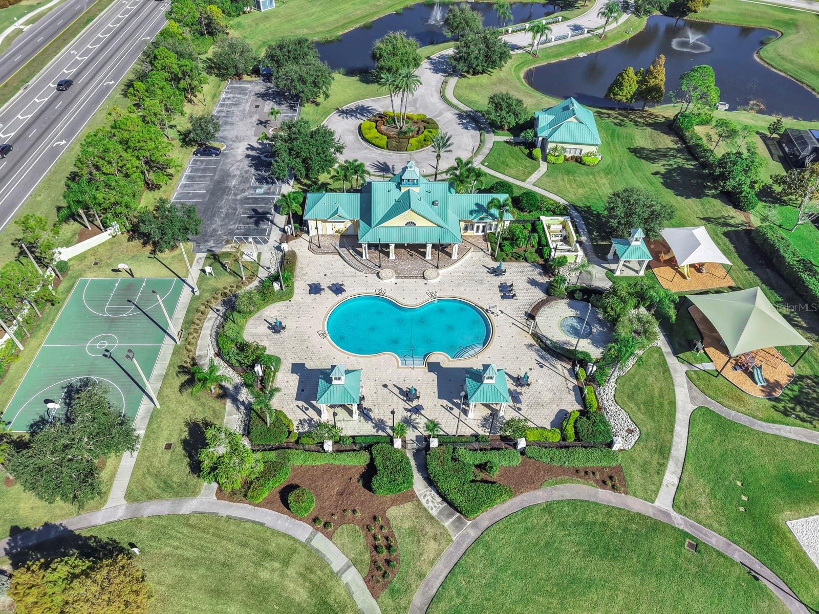 Aerial Community Pool