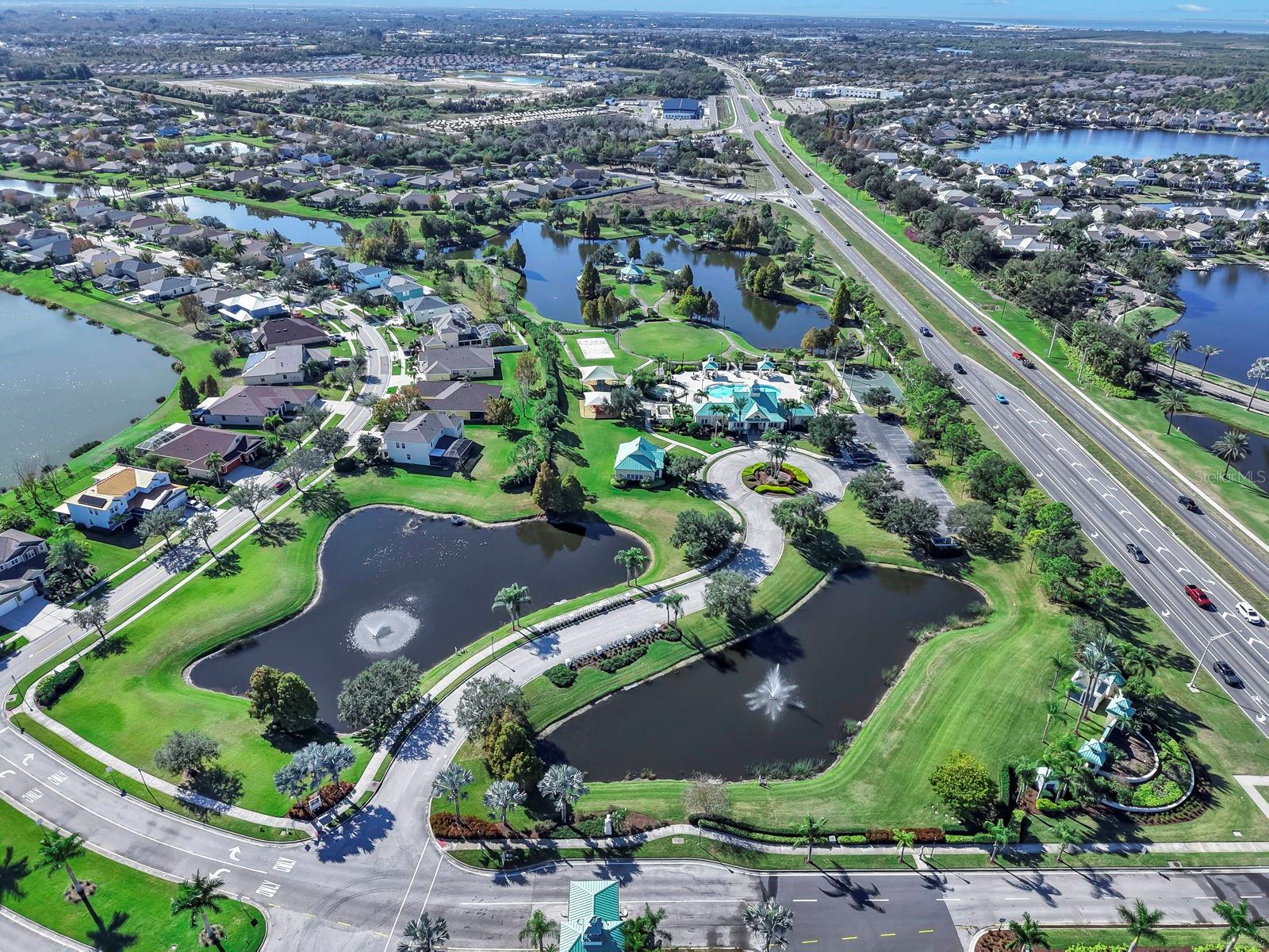 Aerial Clubhouse/Pool