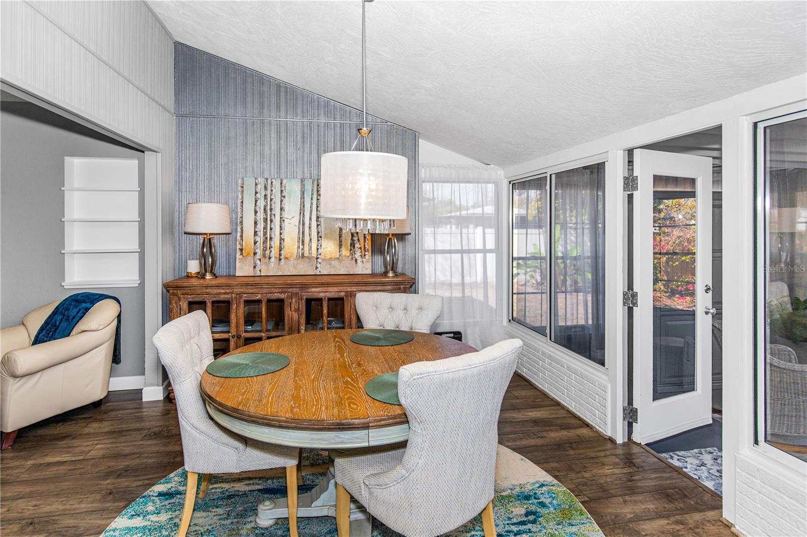 Dining area with lots of light