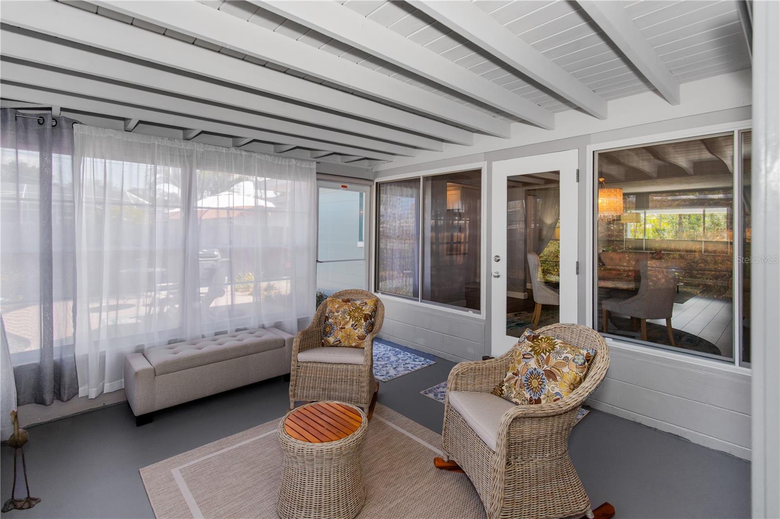 Sit and enjoy your morning coffee