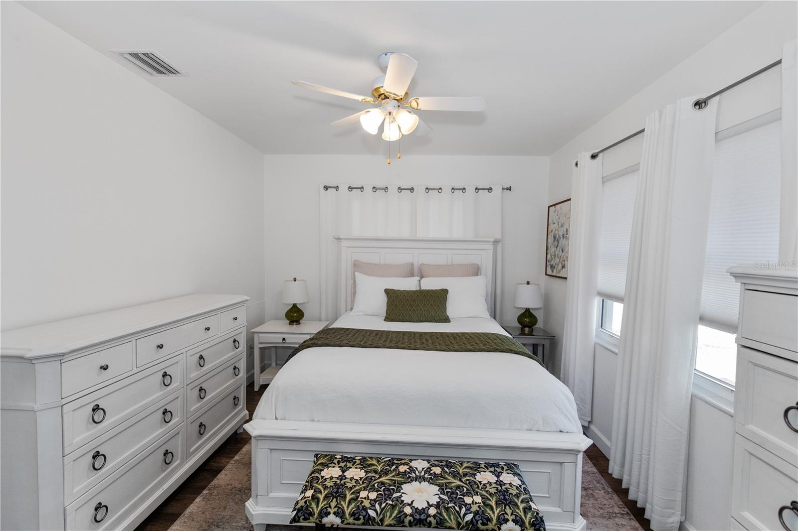 Bedroom 1 has built in closet