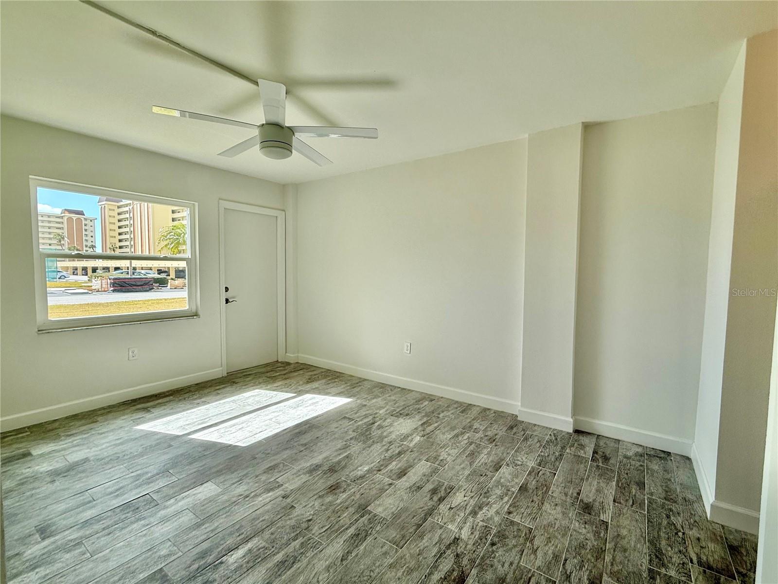 Walk-in closet.  The bedroom offers two separate closets.