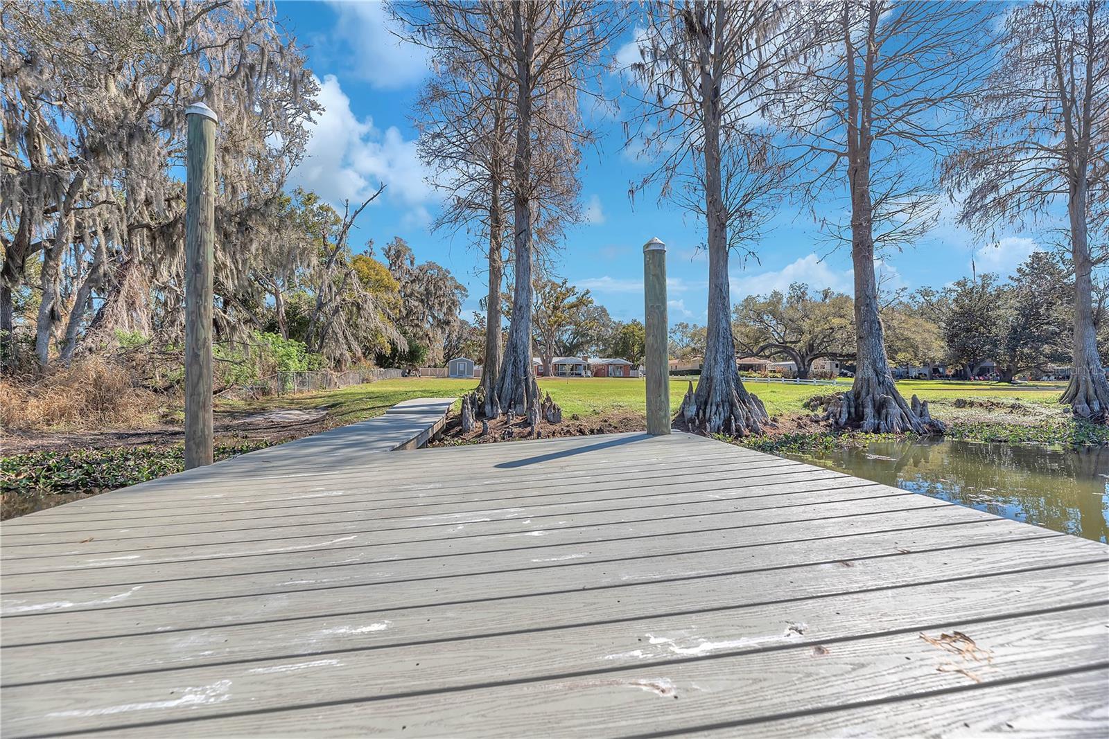 View of house from dock.