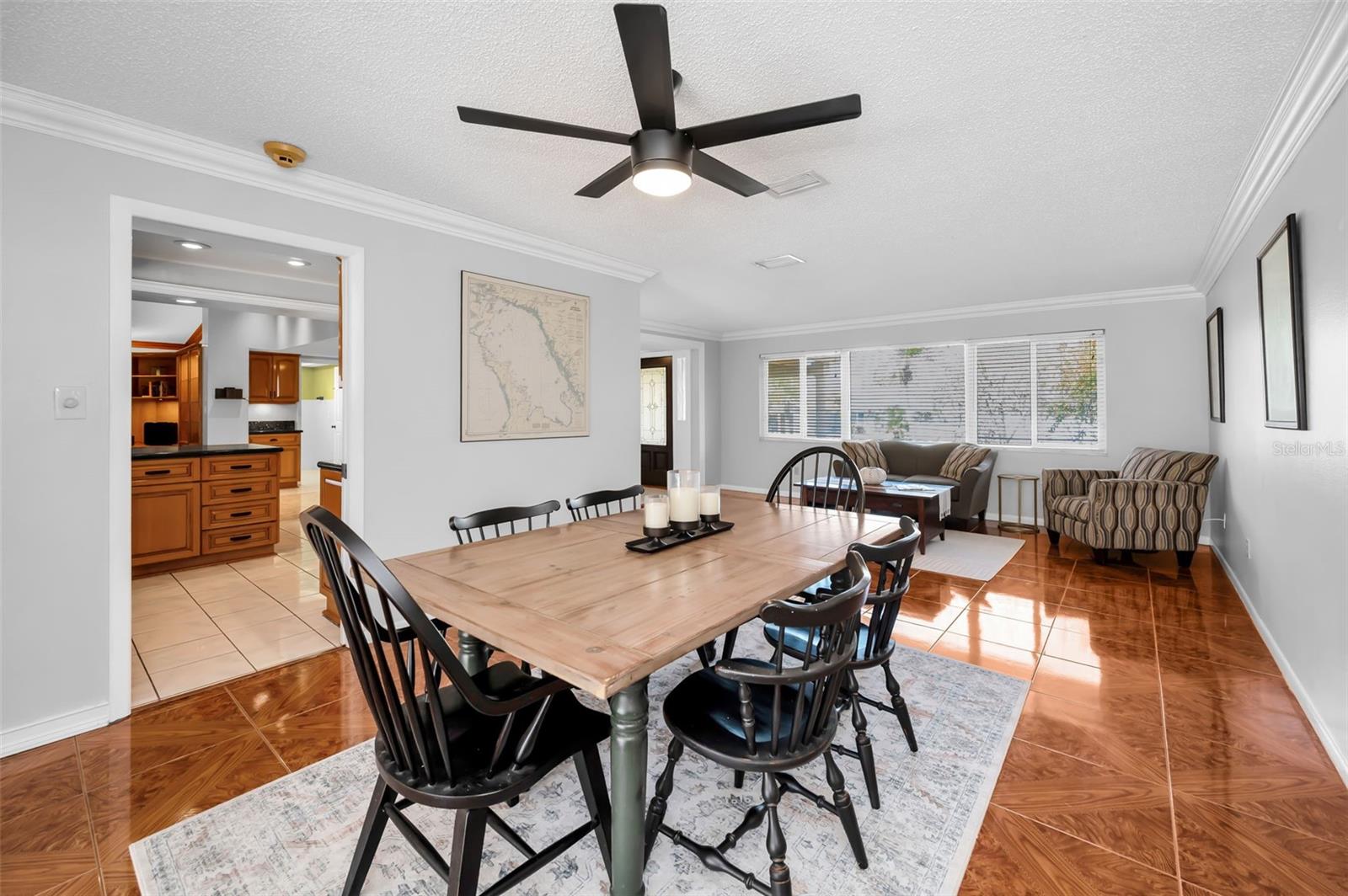Dining Room Is Adjacent To The Kitchen!