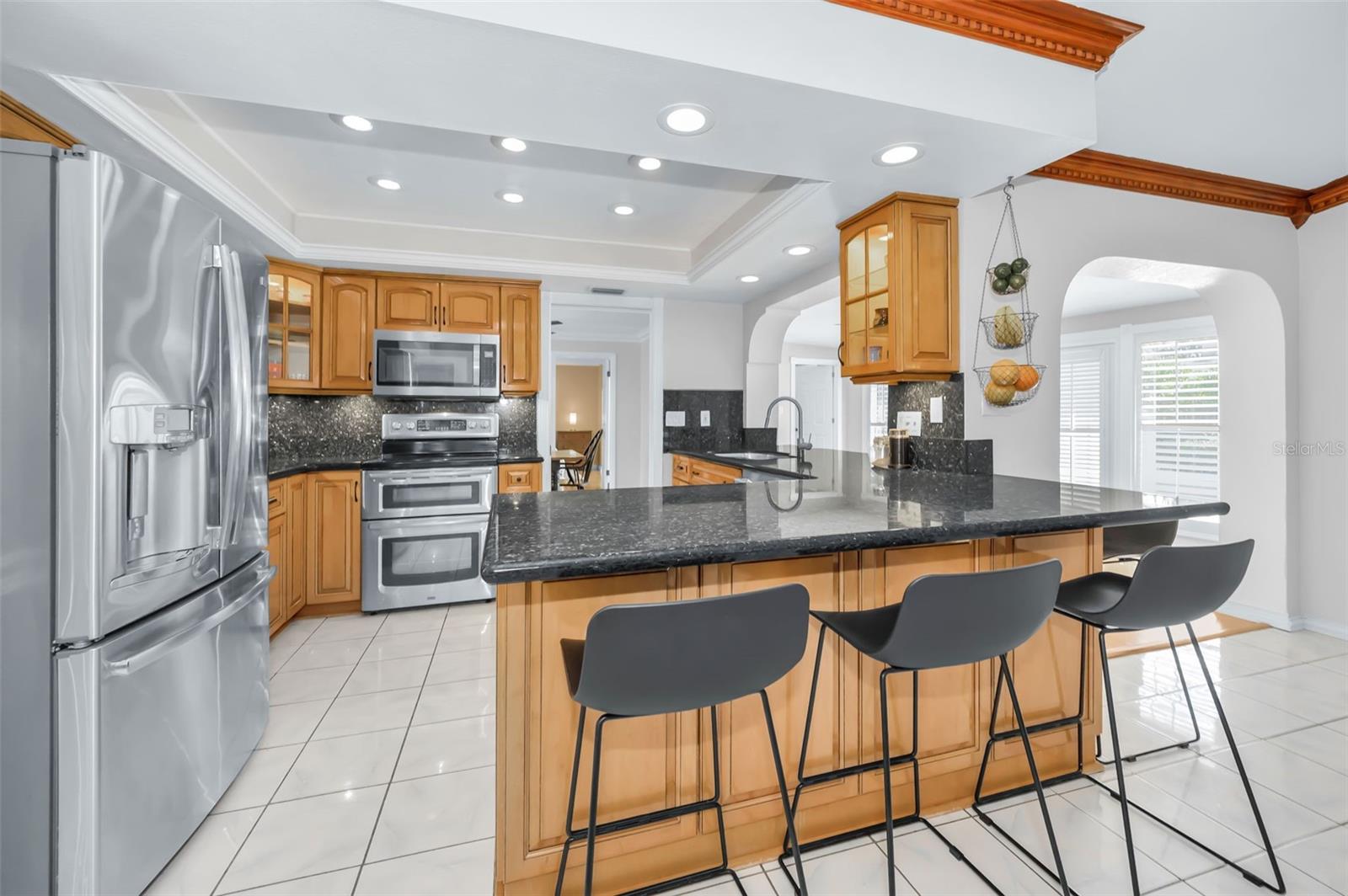 Kitchen Wth Granite Countertops!