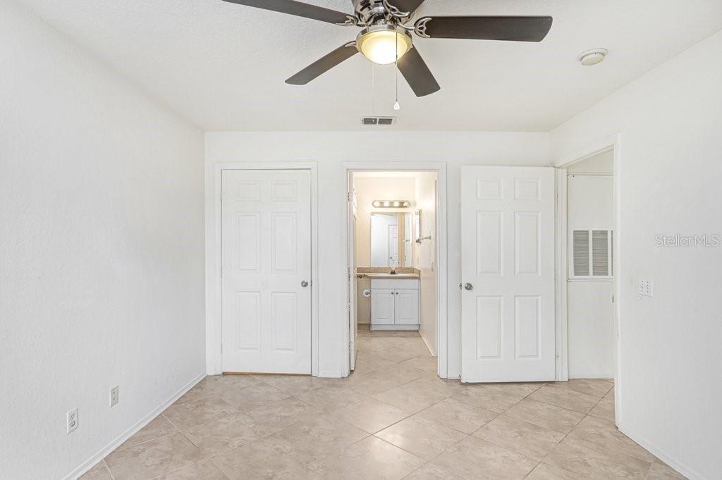 Primary Bedroom with private bath and 2 closets