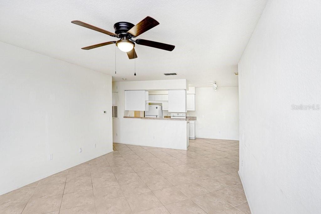 Living Room, Kitchen, Dining