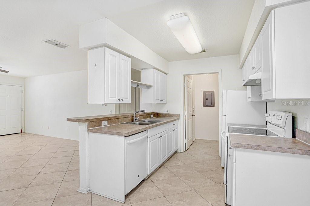 Kitchen with Laundry Room