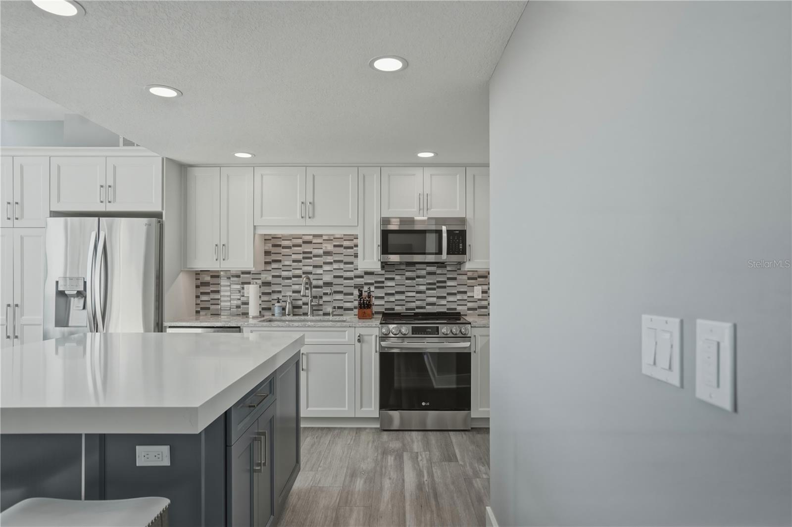 Chef's kitchen, the island was craned in!