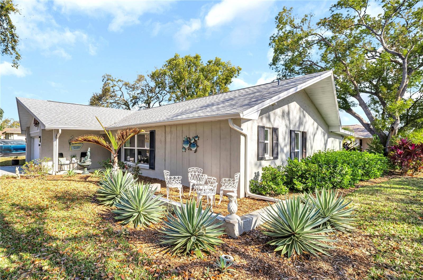 Fresh new landscaping is Florida friendly for maintenance ~