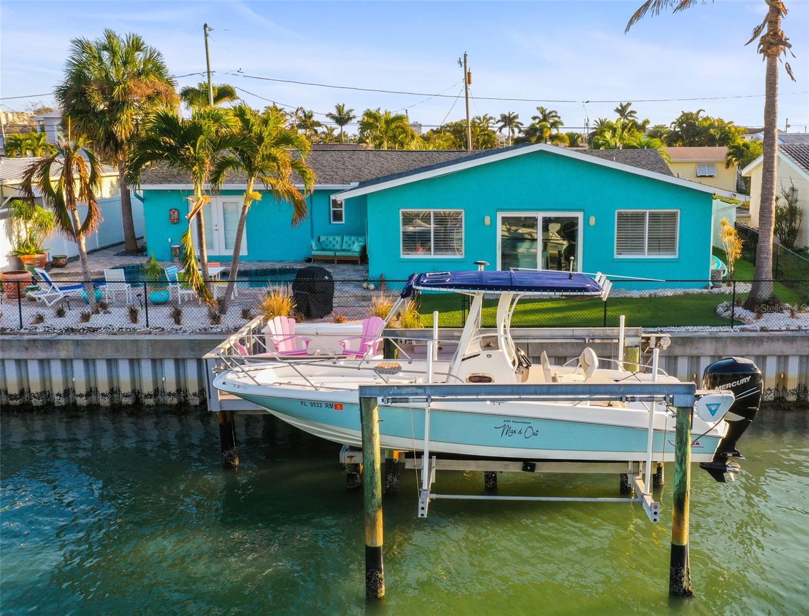 Waterfront with Dock, 10,000 lb Boat Lift, Newer Seawall