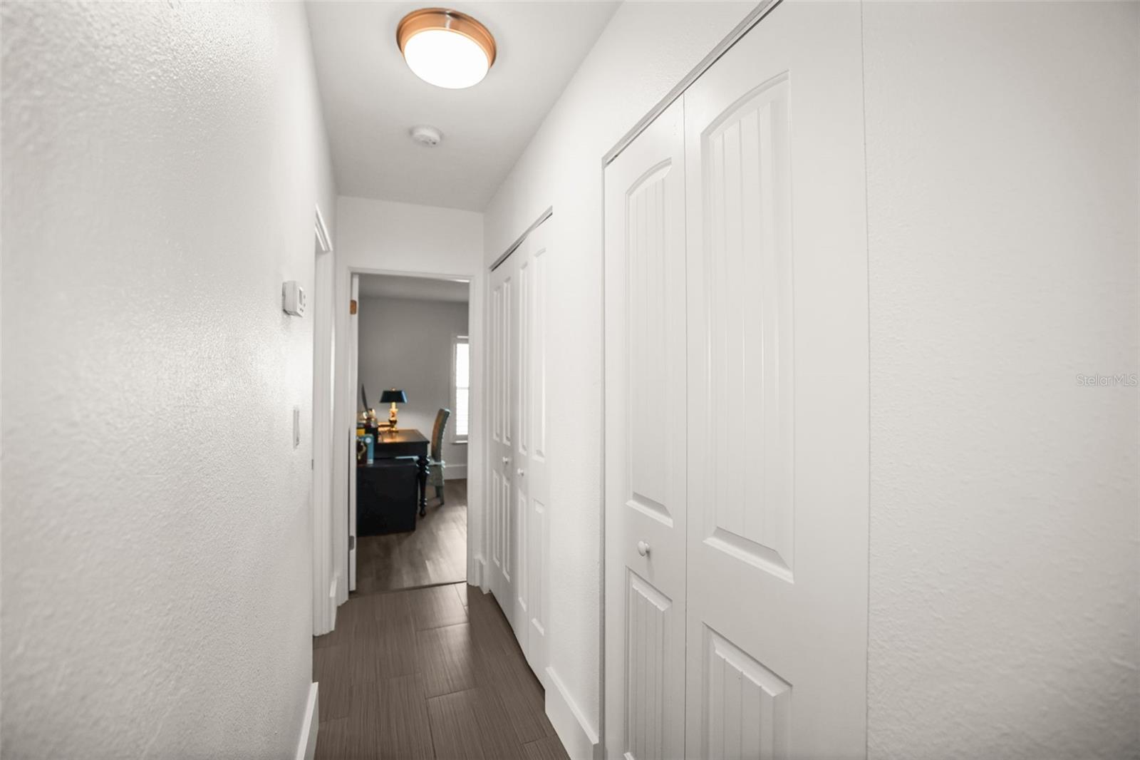 Hallway with 2 Closets