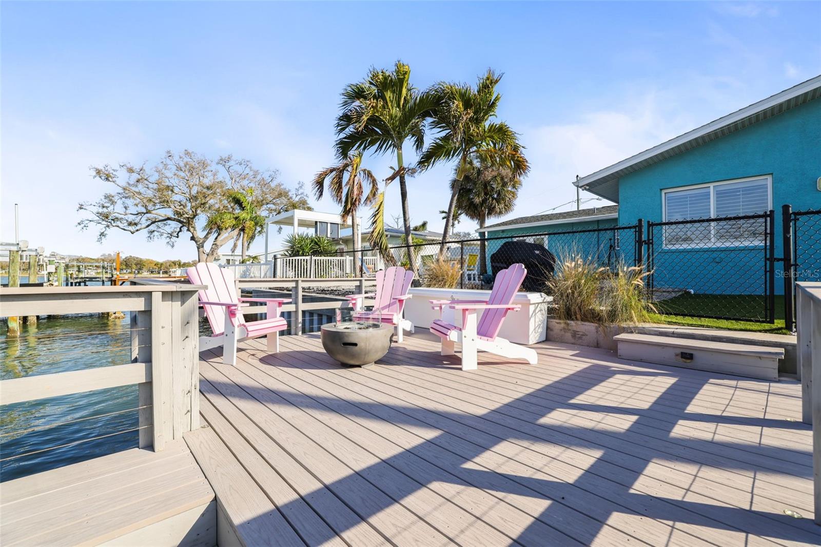 Dock Sitting Area/ Relax & Watch the Sunset Color the Sky