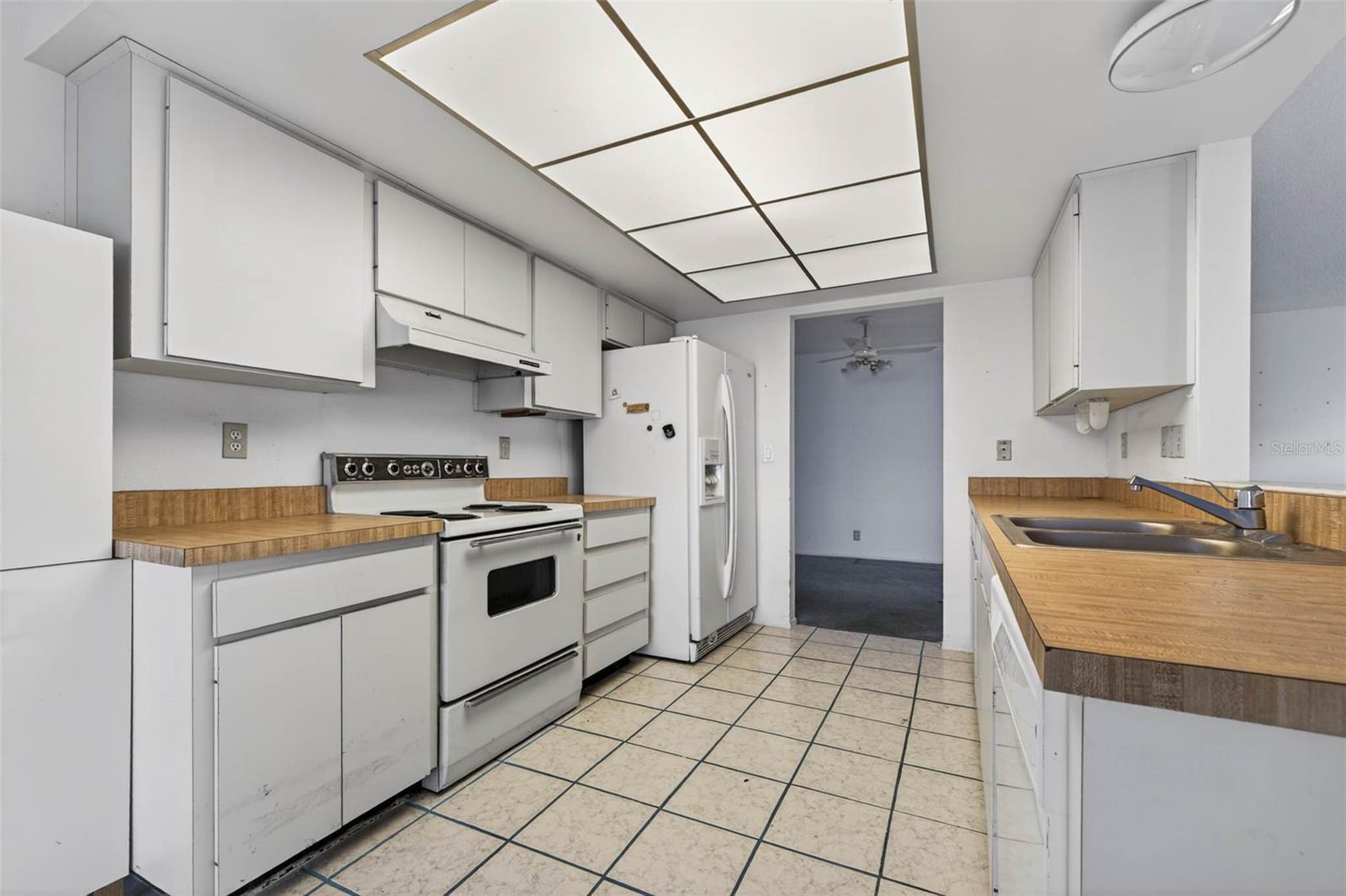 Ceramic tile in kitchen