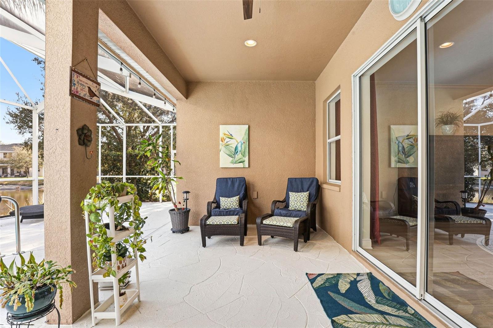 Covered Outdoor Space-Recessed Lighting