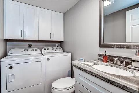 Third bathroom- laundry room on the first floor