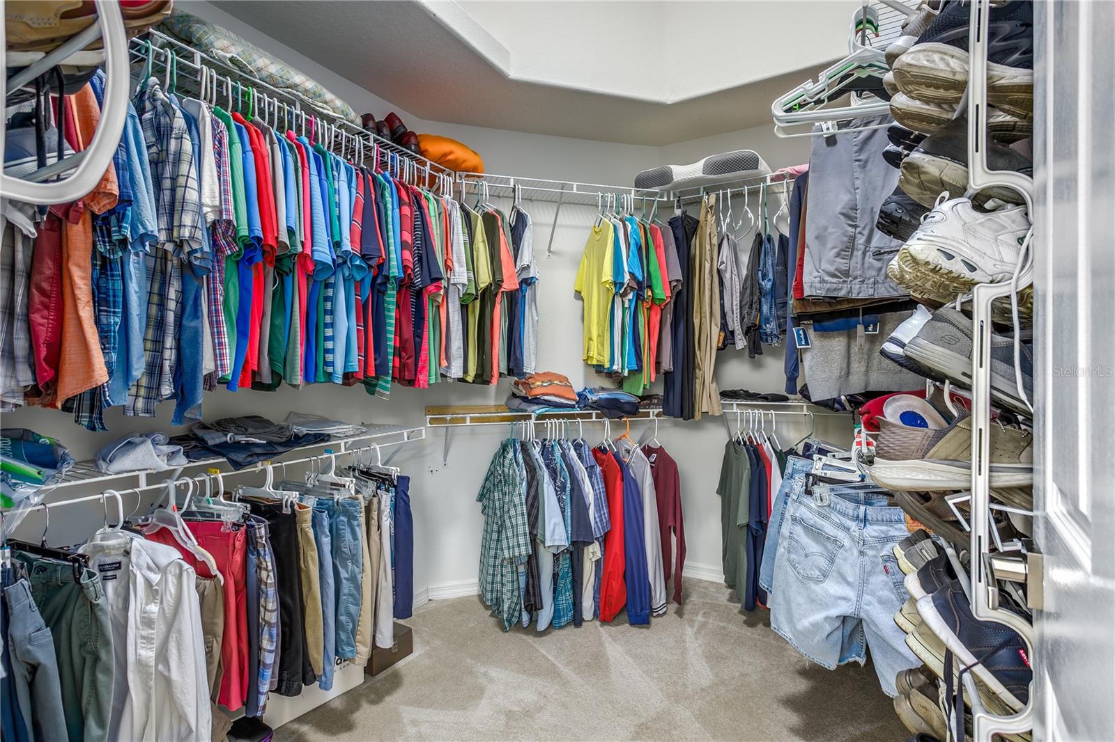 Master walk-in closet