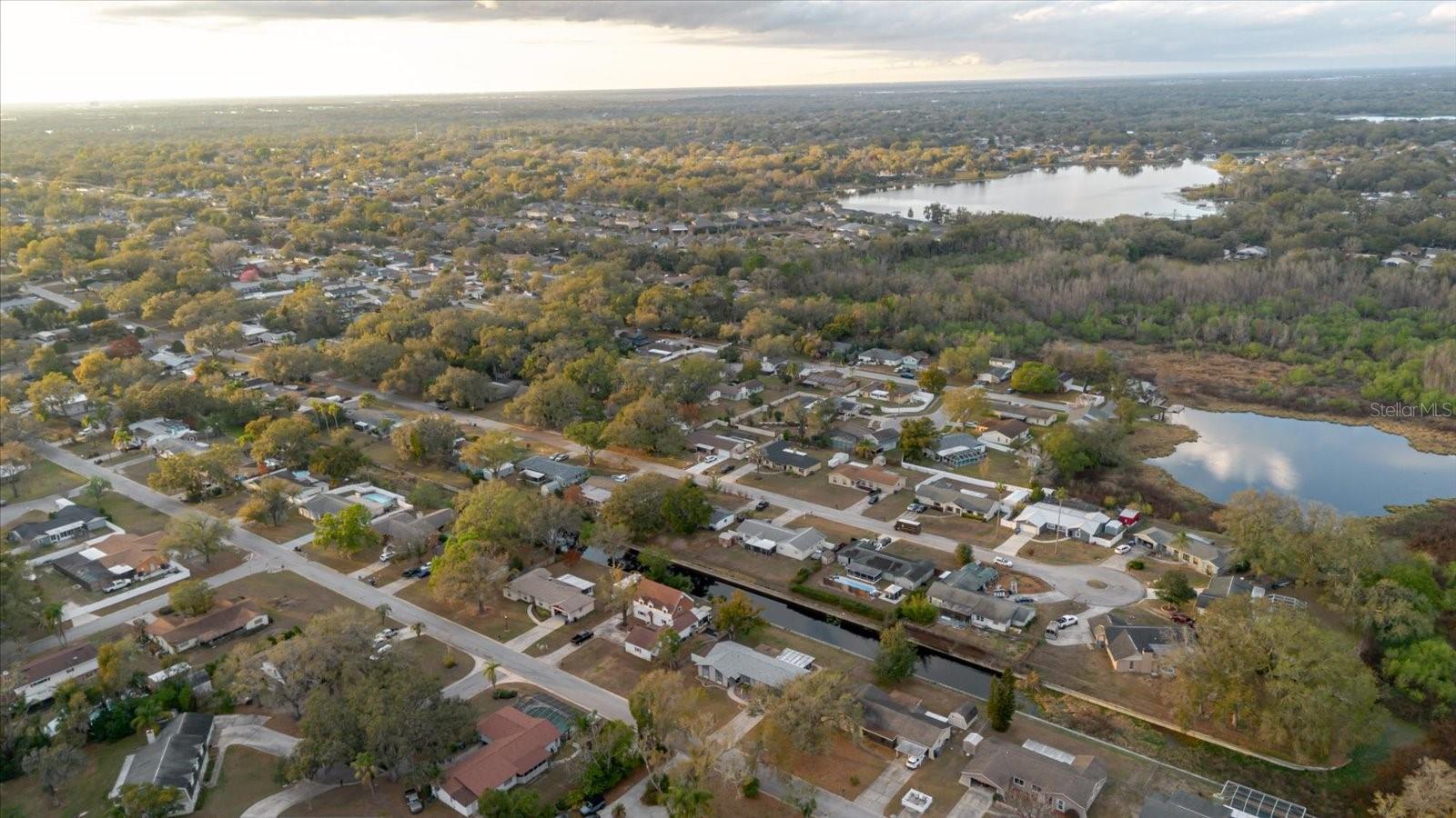These two Lakes are not associated with the property.