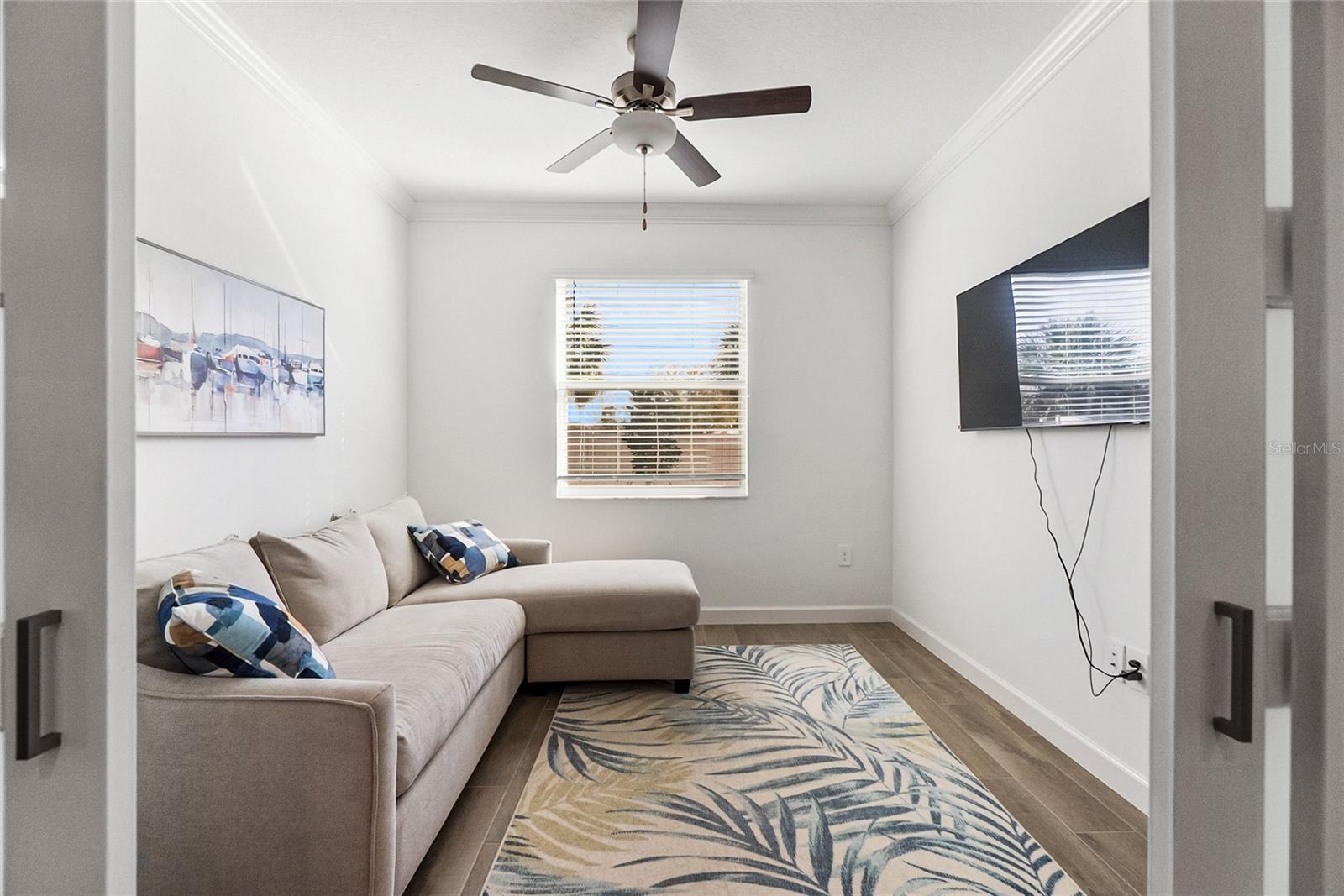 Flex Room with Custom Doors