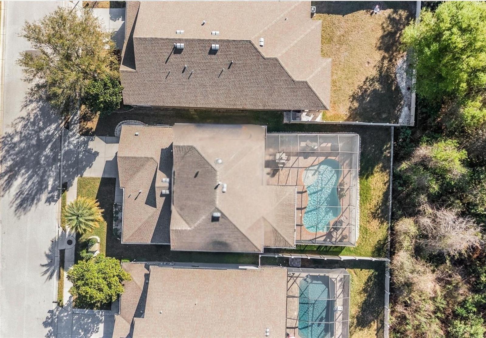 Lot placement view from above