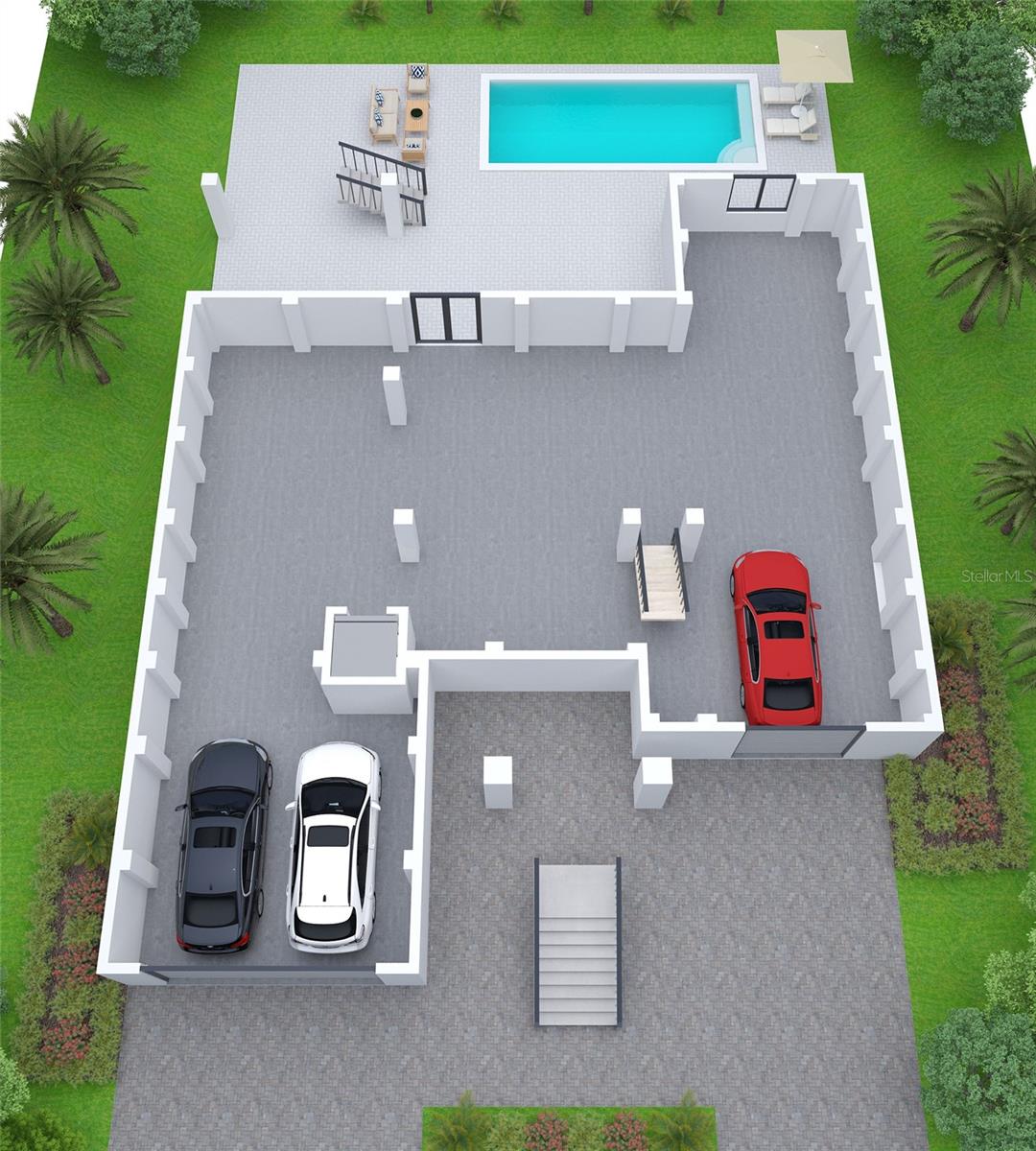 Ground floor with garage